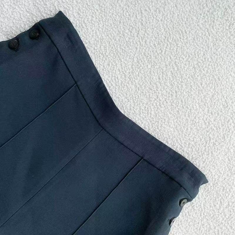 Dior Dior Wool Silk Button Detail Shorts Size 34 Size 25" / US 0 / IT 36 - 10 Thumbnail