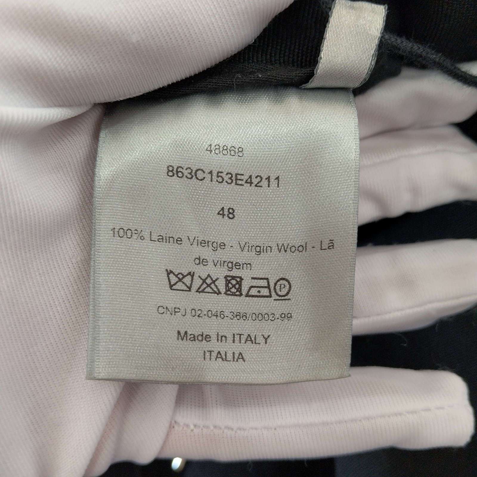 Dior Dior Virgin Wool Drawstring Pants Size 48 Size US 32 / EU 48 - 4 Thumbnail