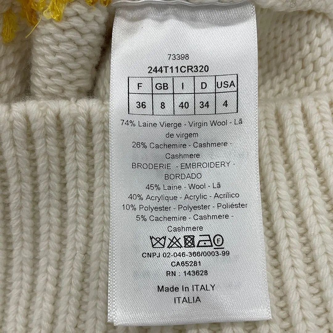 Dior Dior Crab Motif Knit Vest Size 36 Size XS / US 0-2 / IT 36-38 - 4 Thumbnail