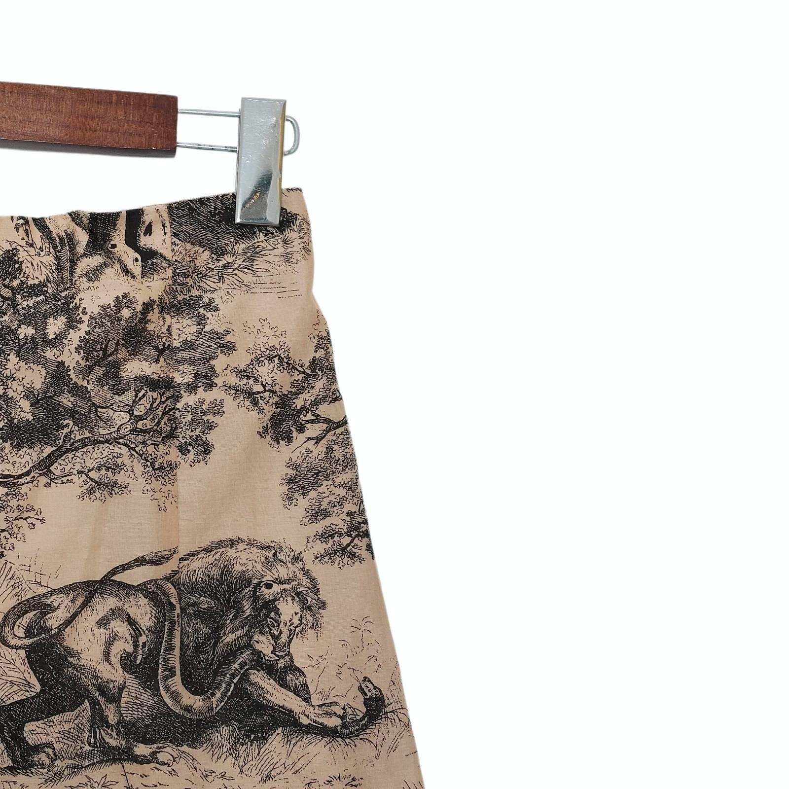 Dior Dior Animal Print Shorts Size 36 Size 26" / US 2 / IT 38 - 5 Thumbnail