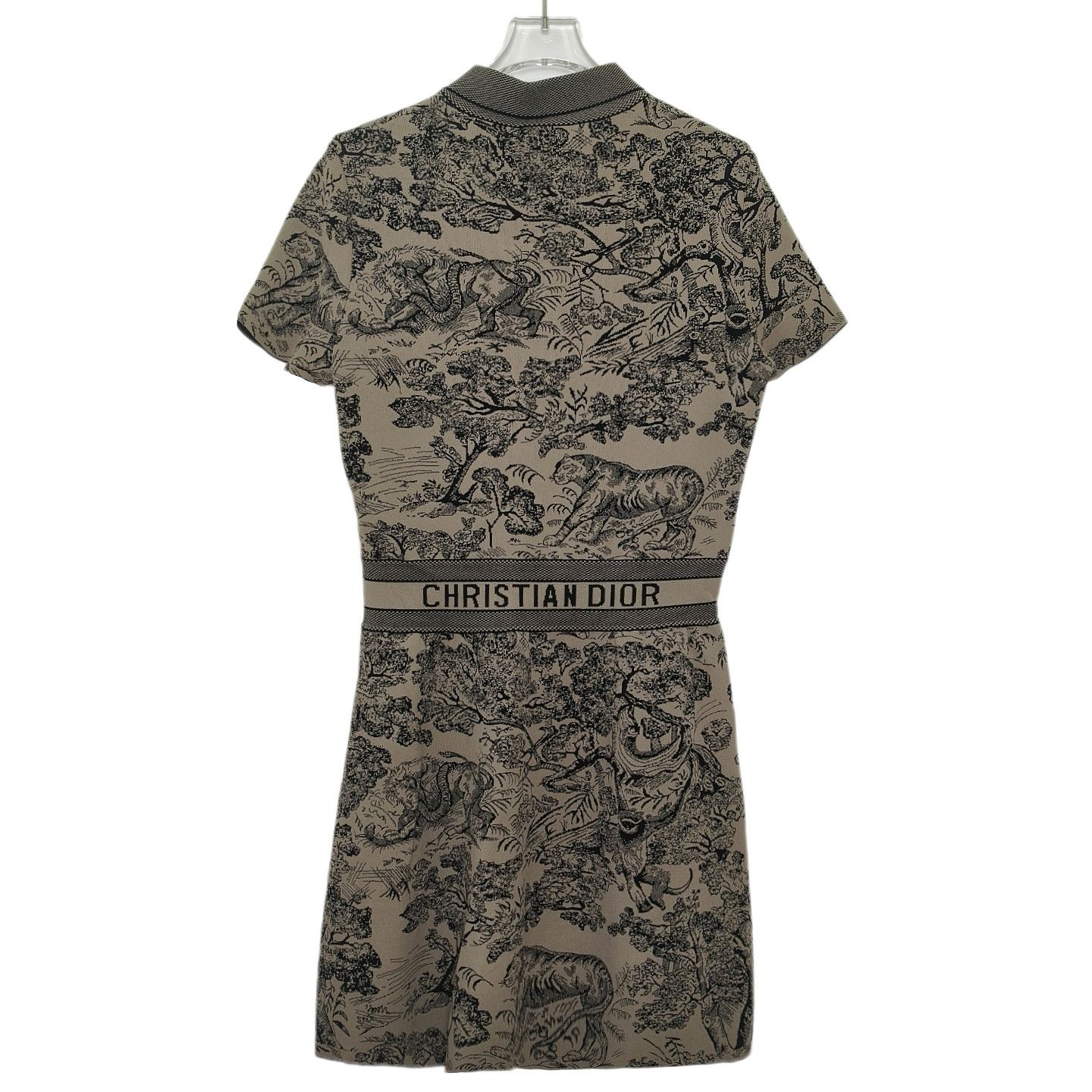 Dior Dior Toile de Jouy Knit Dress Size 36 Size XS / US 0-2 / IT 36-38 - 2 Thumbnail