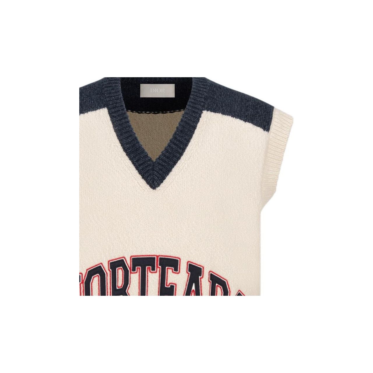 Dior Dior x Denim Tears Logo Knit Sweater Vest Size M Size US M / EU 48-50 / 2 - 11 Thumbnail