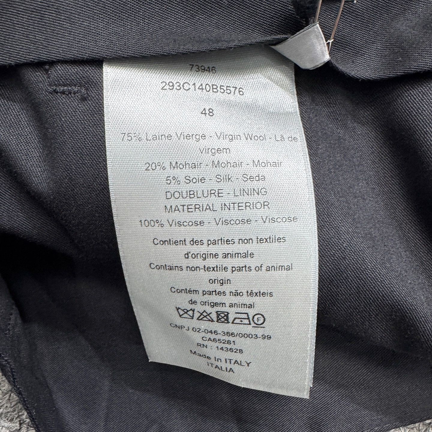 Dior Dior Check Wool Mohair Trousers Size 32 Size US 32 / EU 48 - 4 Thumbnail
