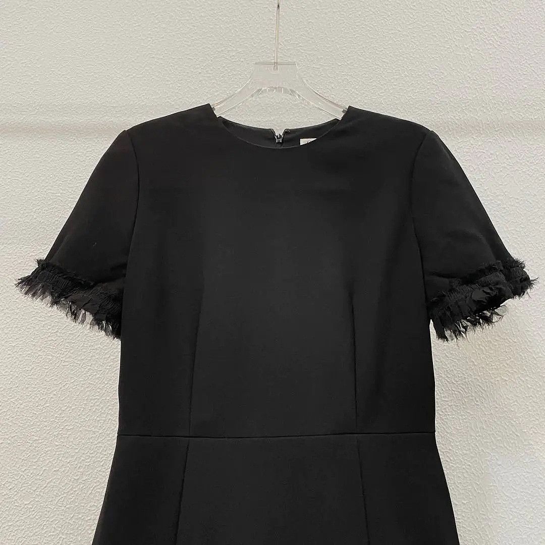 Dior Dior Black Fringe Mini Dress Size 38 Size S / US 4 / IT 40 - 3 Thumbnail