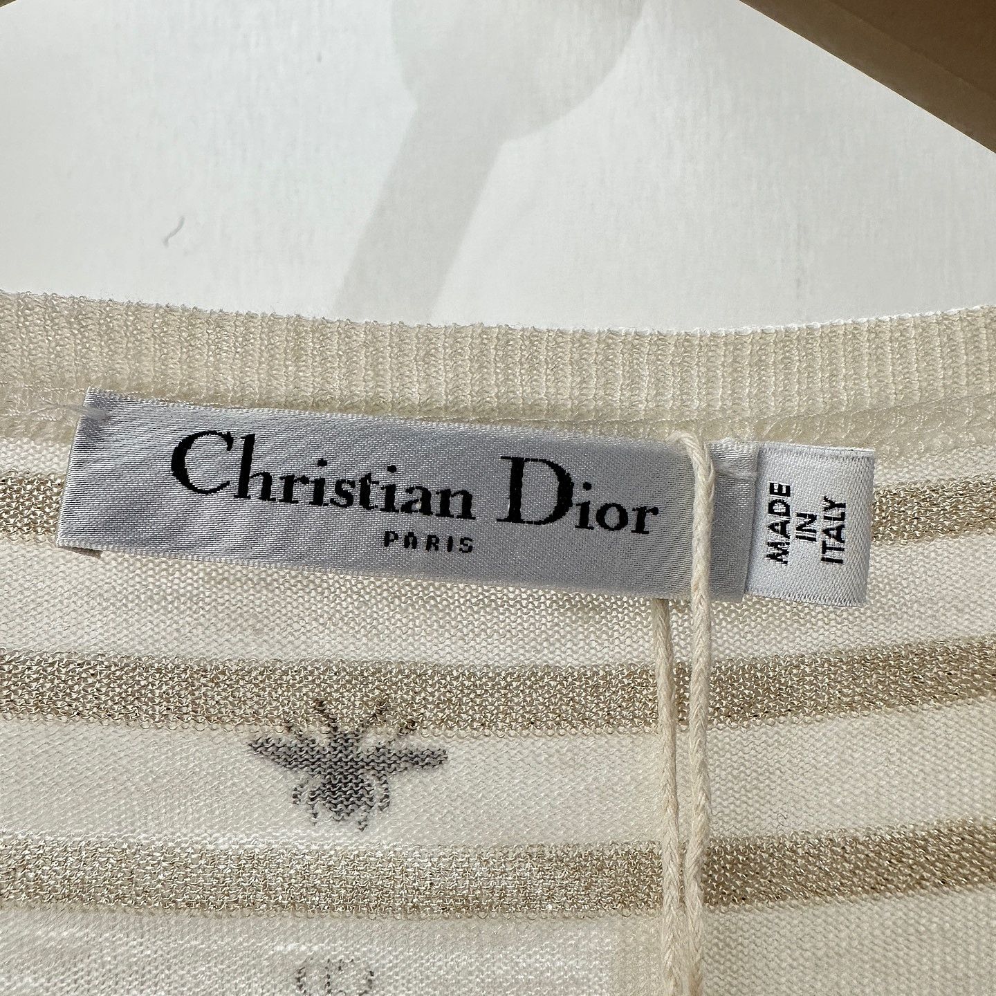Dior Dior Metallic Striped Sweater Size S Size XS / US 0-2 / IT 36-38 - 3 Thumbnail