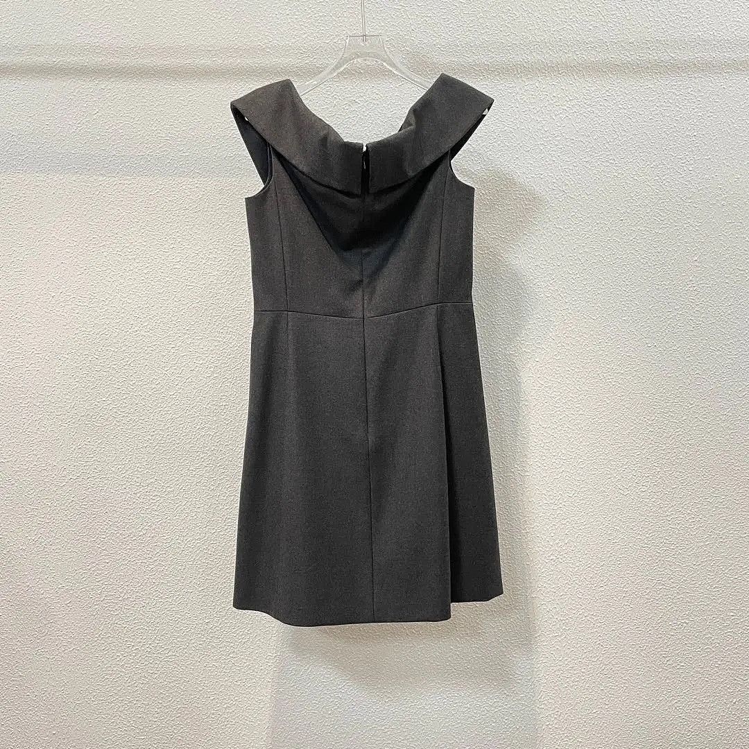 Dior Dior Off-Shoulder Wool Midi Dress Size 40 Size M / US 6-8 / IT 42-44 - 2 Thumbnail