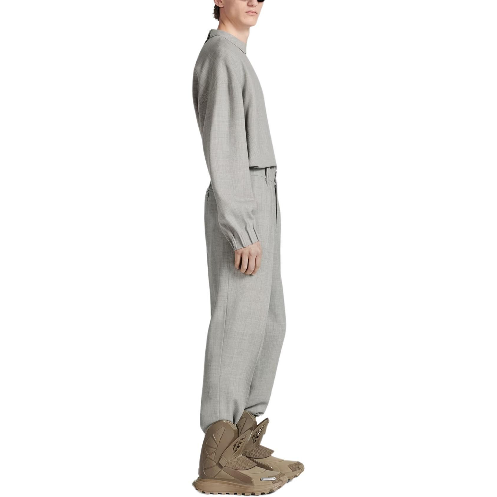 Dior DIOR Pleated Virgin Wool Trousers Size 52 Size US 36 / EU 52 - 8 Thumbnail