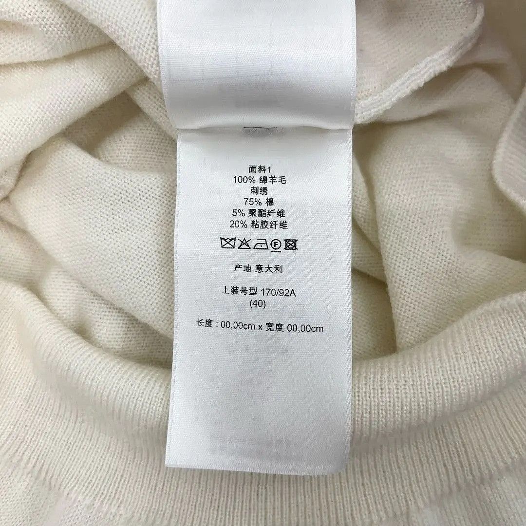 Dior Dior Clover Embroidery Knit Top Size F 40 Size M / US 6-8 / IT 42-44 - 5 Thumbnail