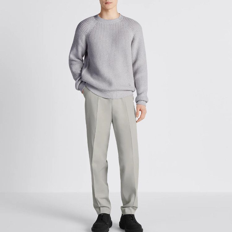 Dior Dior Gray Wool Casual Pants Size 34 Size US 34 / EU 50 - 6 Thumbnail