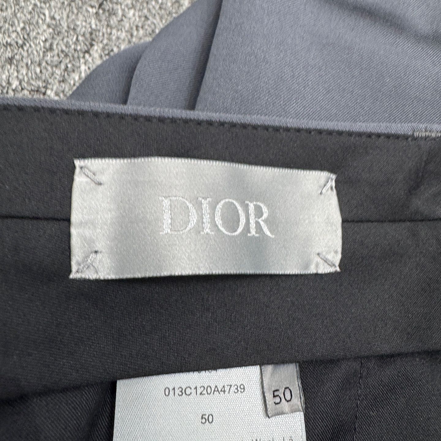 Dior Dior Gray Wool Formal Trousers Size 50 Size 40R - 3 Thumbnail