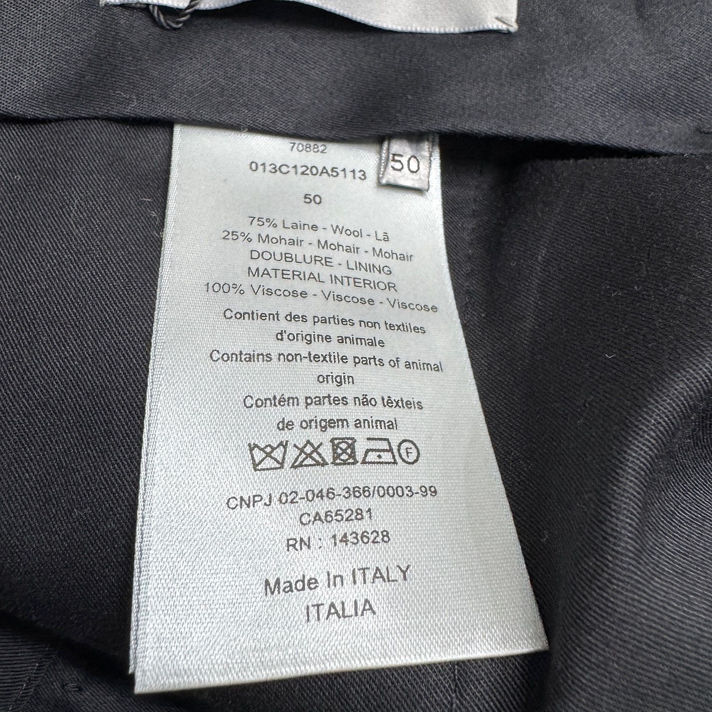 Dior Dior Wool Mohair Casual Pants Size 50 Size US 34 / EU 50 - 4 Thumbnail