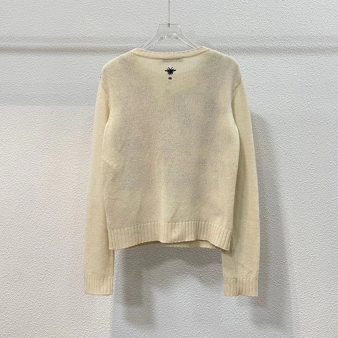Dior Dior Embroidered Cashmere Sweater Size 36 Size XS / US 0-2 / IT 36-38 - 2 Thumbnail