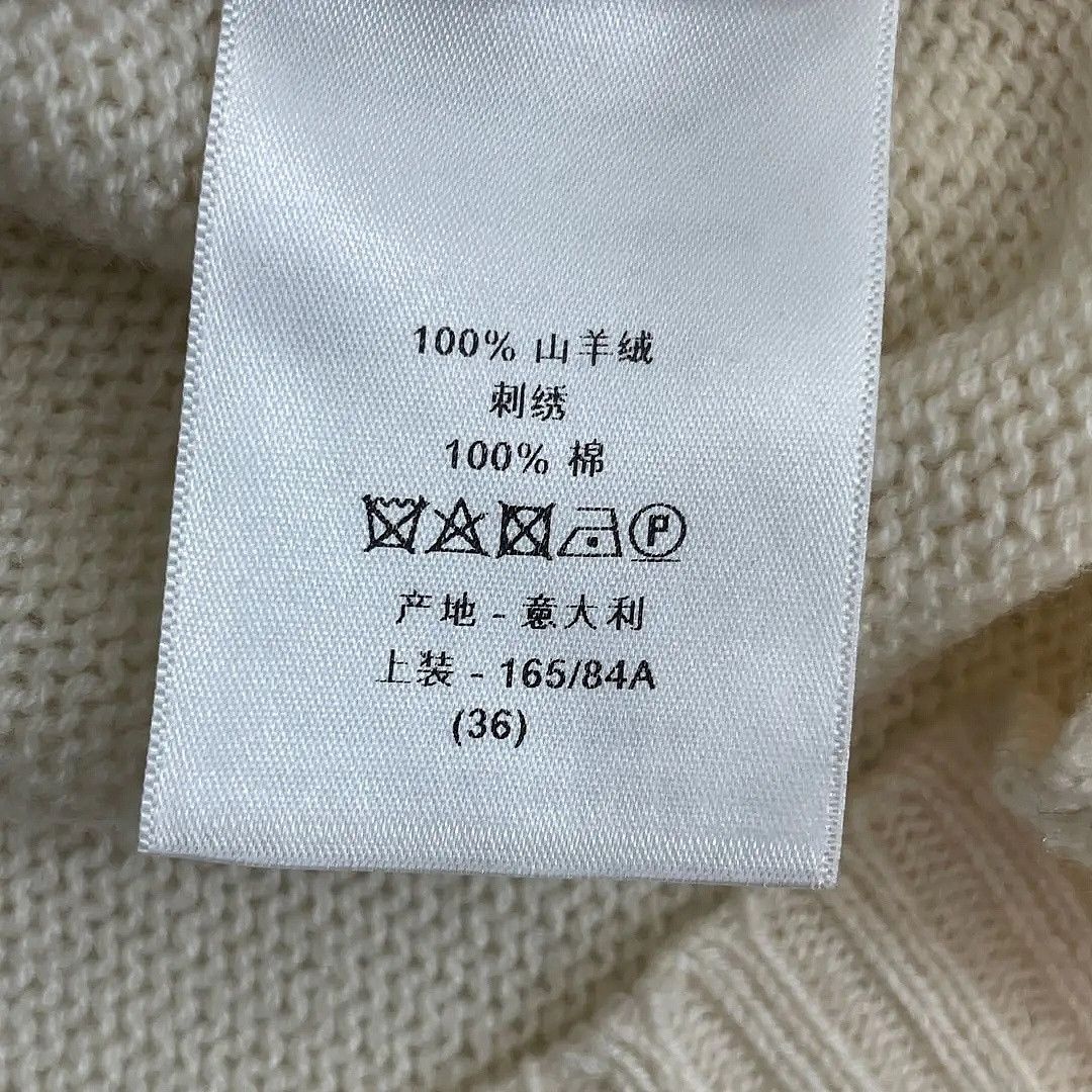 Dior Dior Embroidered Cashmere Sweater Size 36 Size XS / US 0-2 / IT 36-38 - 5 Thumbnail