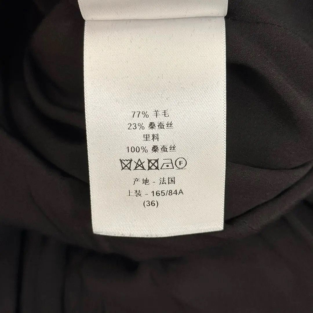 Dior Dior Black Wool Silk Mini Dress Size FR 36 Size XS / US 0-2 / IT 36-38 - 5 Thumbnail