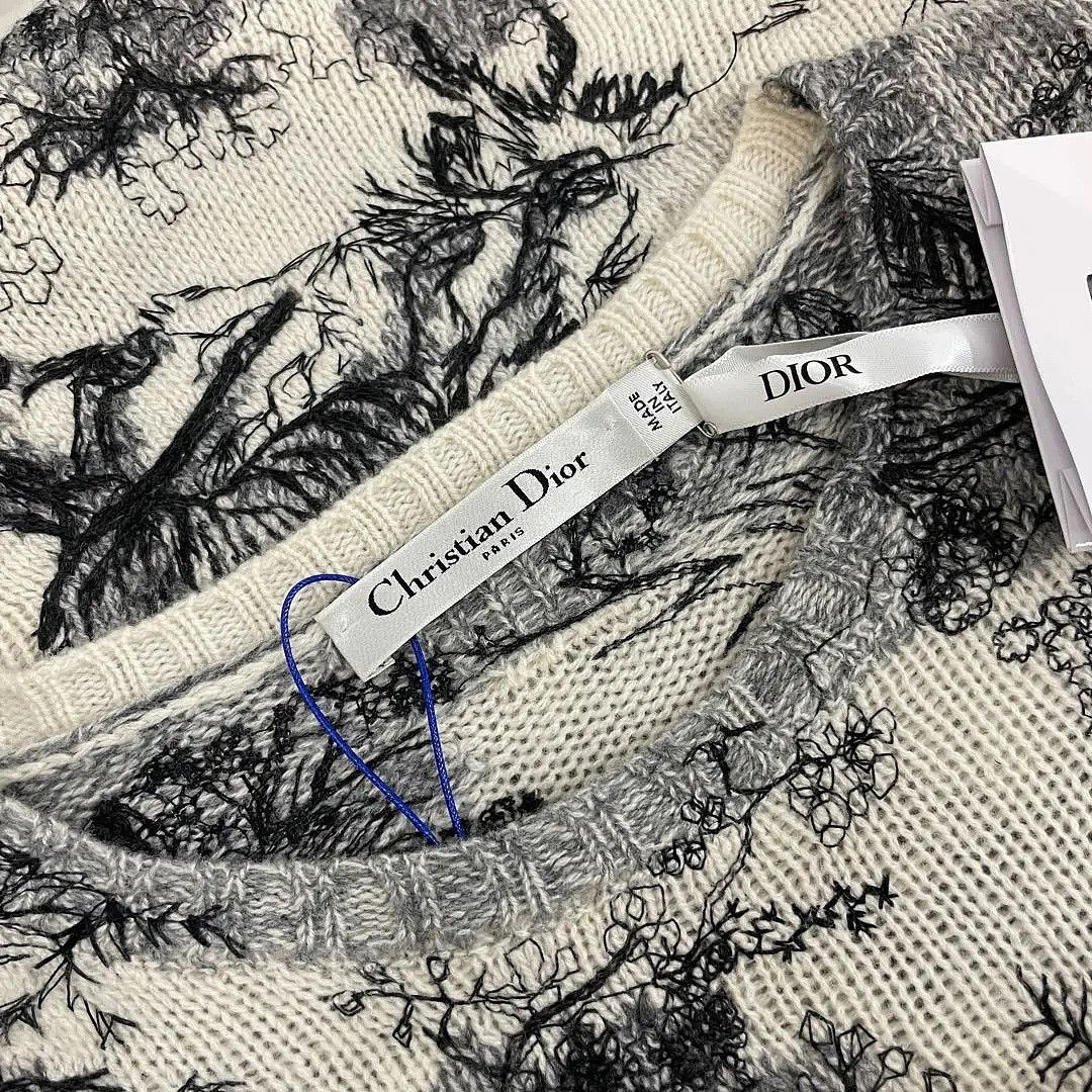 Dior Dior Animal Print Sweater Size 34 Size XS / US 0-2 / IT 36-38 - 3 Thumbnail