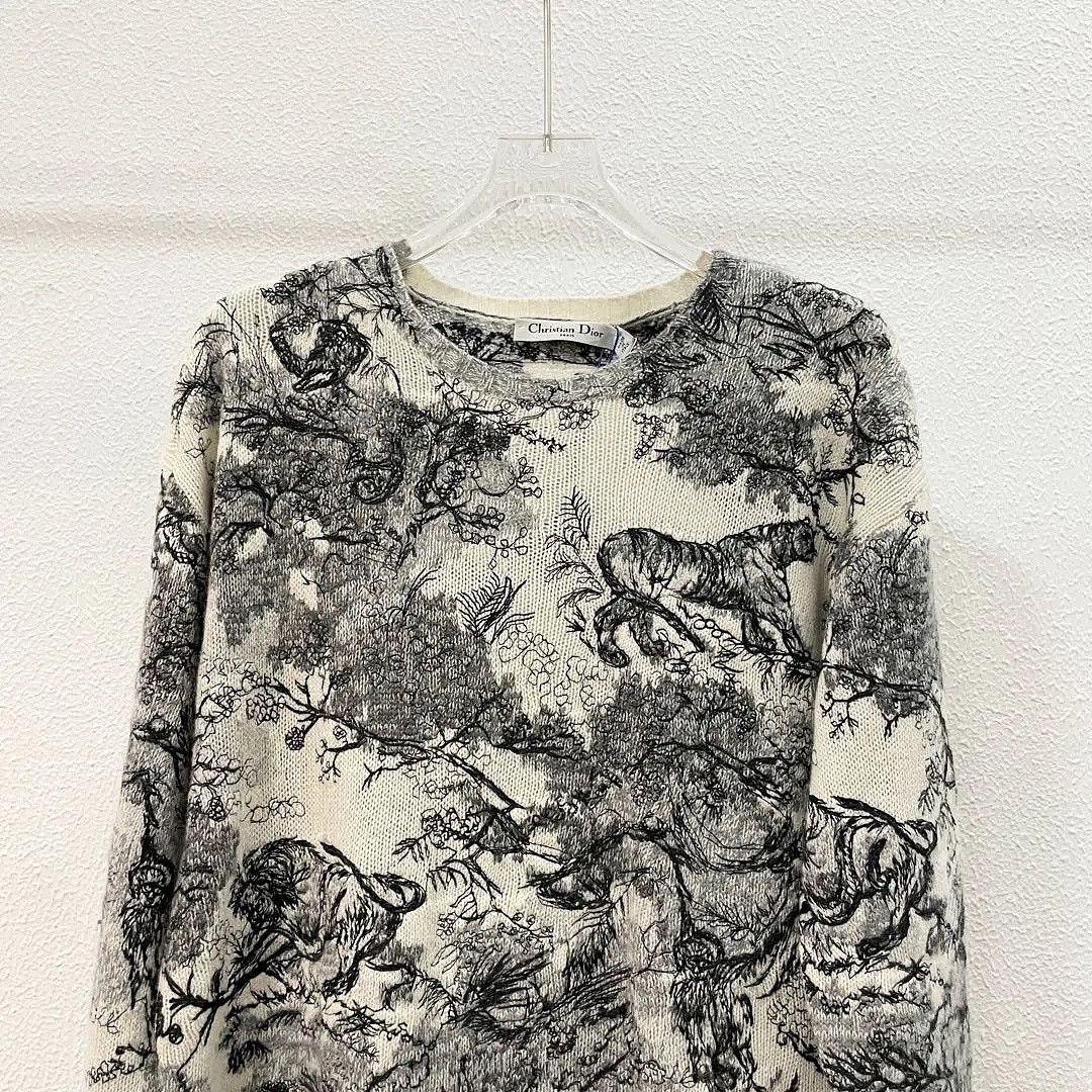 Dior Dior Animal Print Sweater Size 34 Size XS / US 0-2 / IT 36-38 - 5 Thumbnail