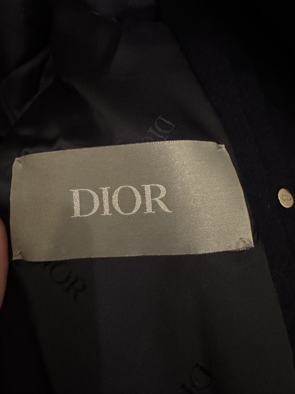 Dior Dior Embroidered Wool Varsity Jacket Size M Size US M / EU 48-50 / 2 - 3 Thumbnail