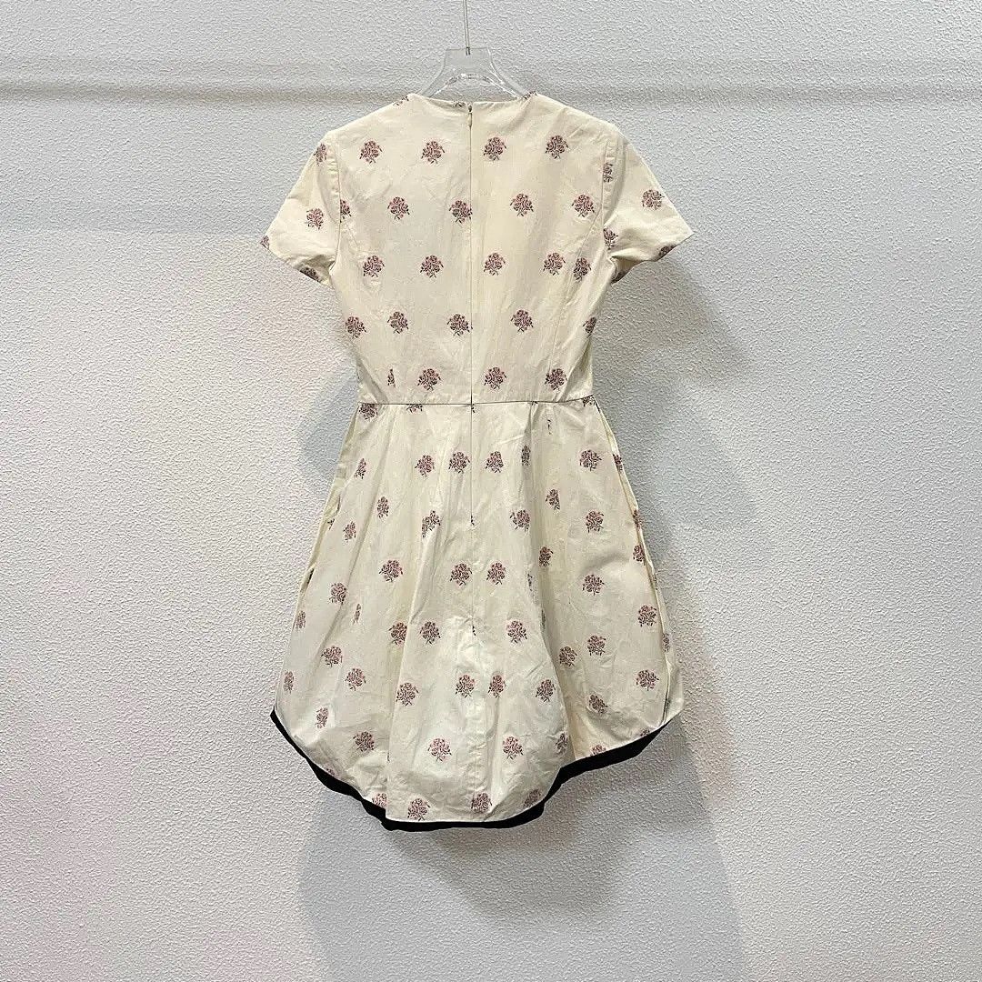 Dior Dior Floral Embroidered Mini Dress Size 38 Size S / US 4 / IT 40 - 2 Thumbnail