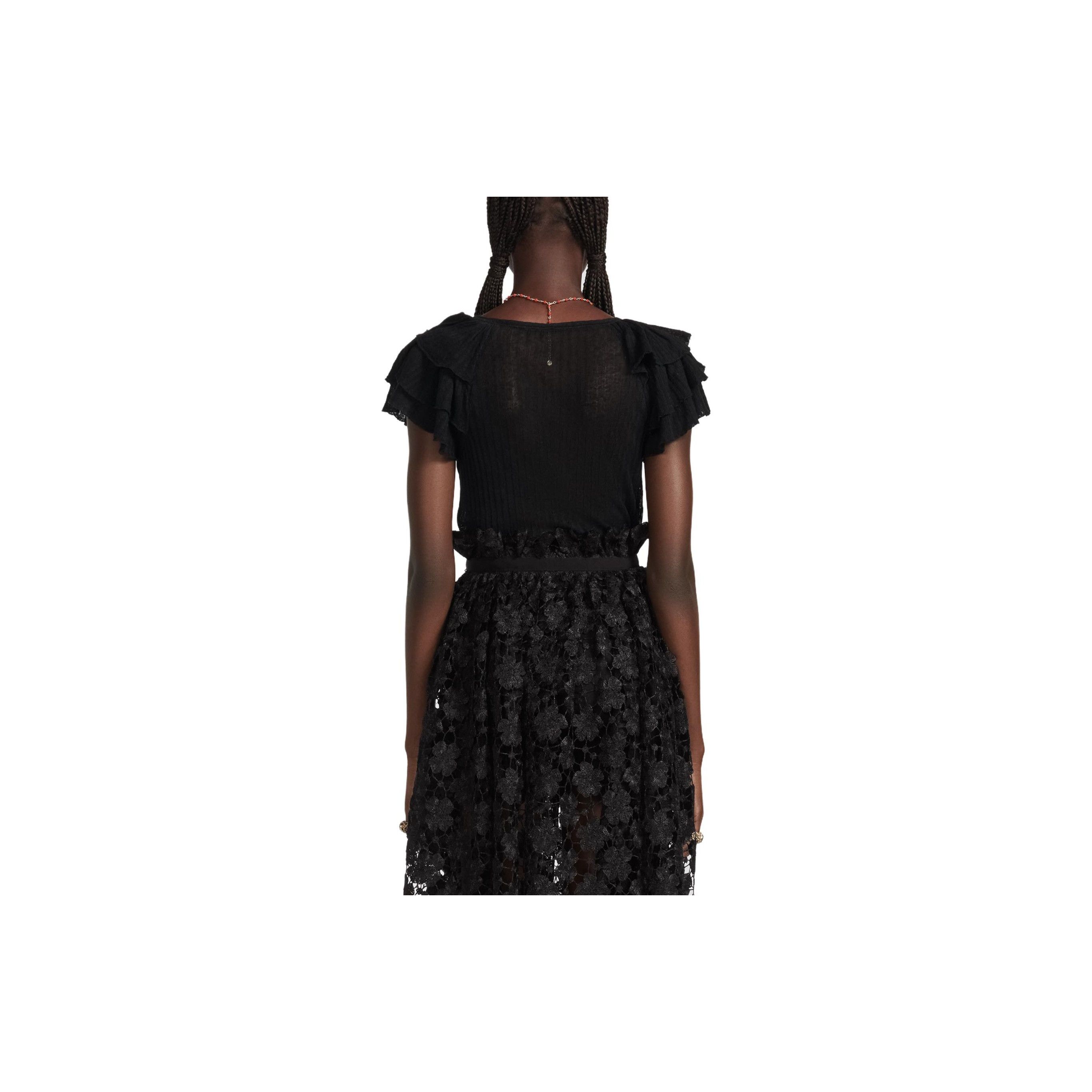 Dior Dior Ruffled Linen Short Sleeve Top Size FR 36 Size XS / US 0-2 / IT 36-38 - 7 Thumbnail