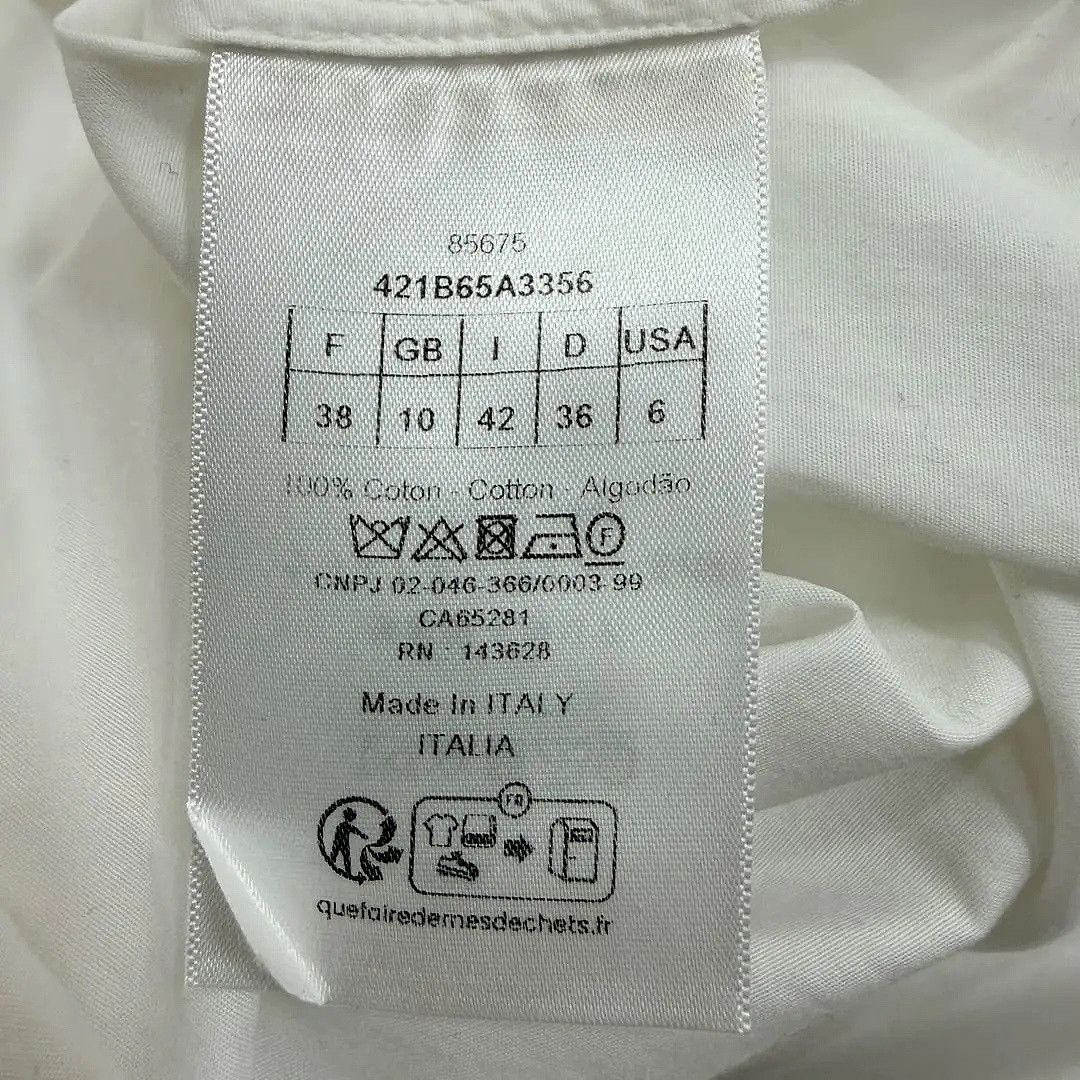 Dior Dior Embroidered Logo Button Up Shirt Size 38 Size S / US 4 / IT 40 - 4 Thumbnail