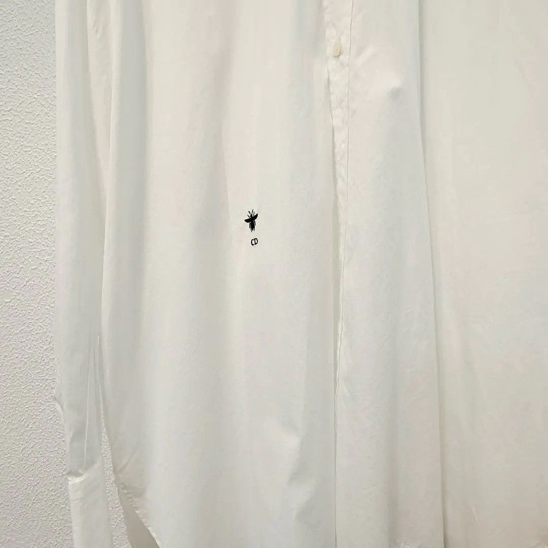 Dior Dior Embroidered Logo Button Up Shirt Size 38 Size S / US 4 / IT 40 - 3 Thumbnail