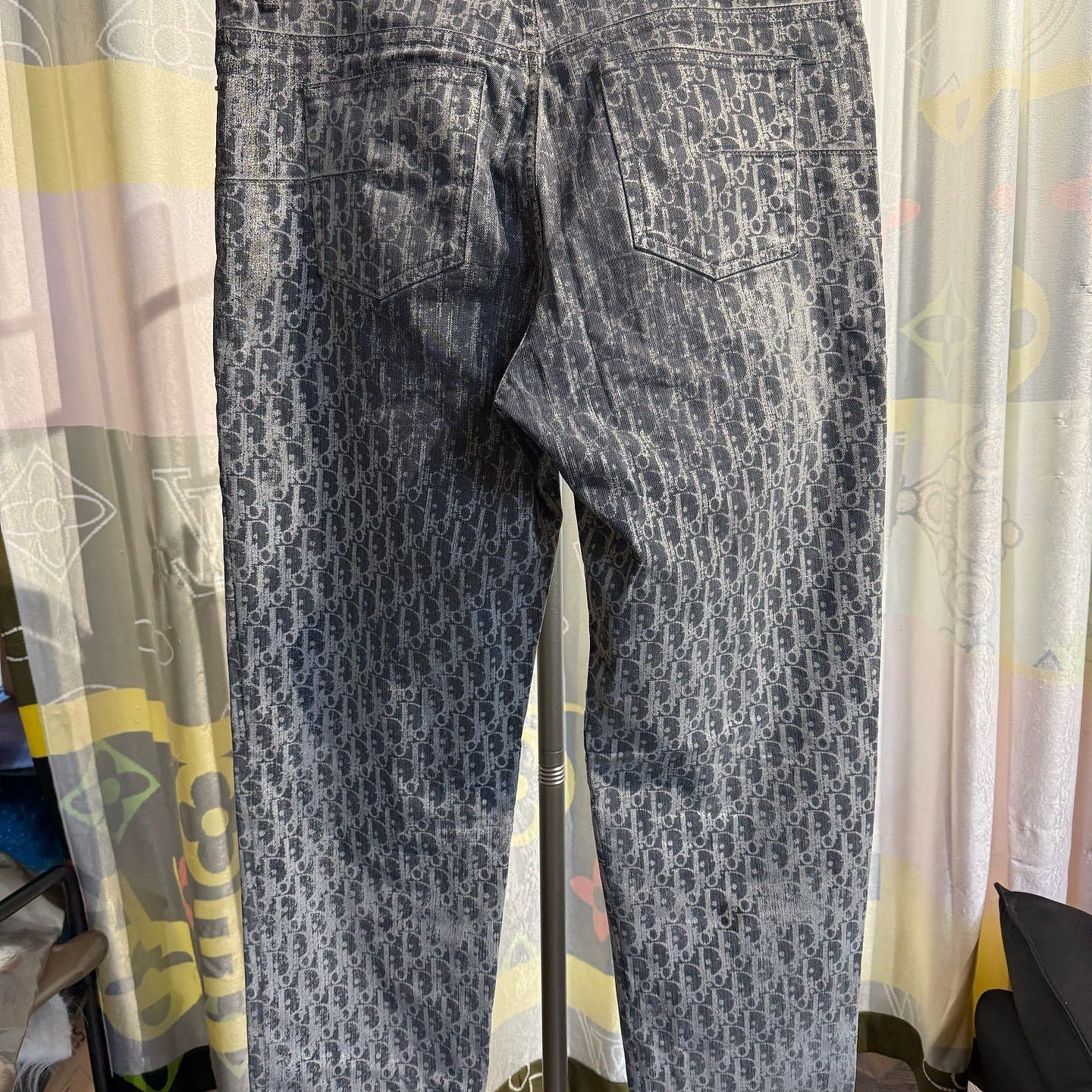 Dior Dior Oblique Denim Jeans Size 33 Size US 33 - 2 Thumbnail