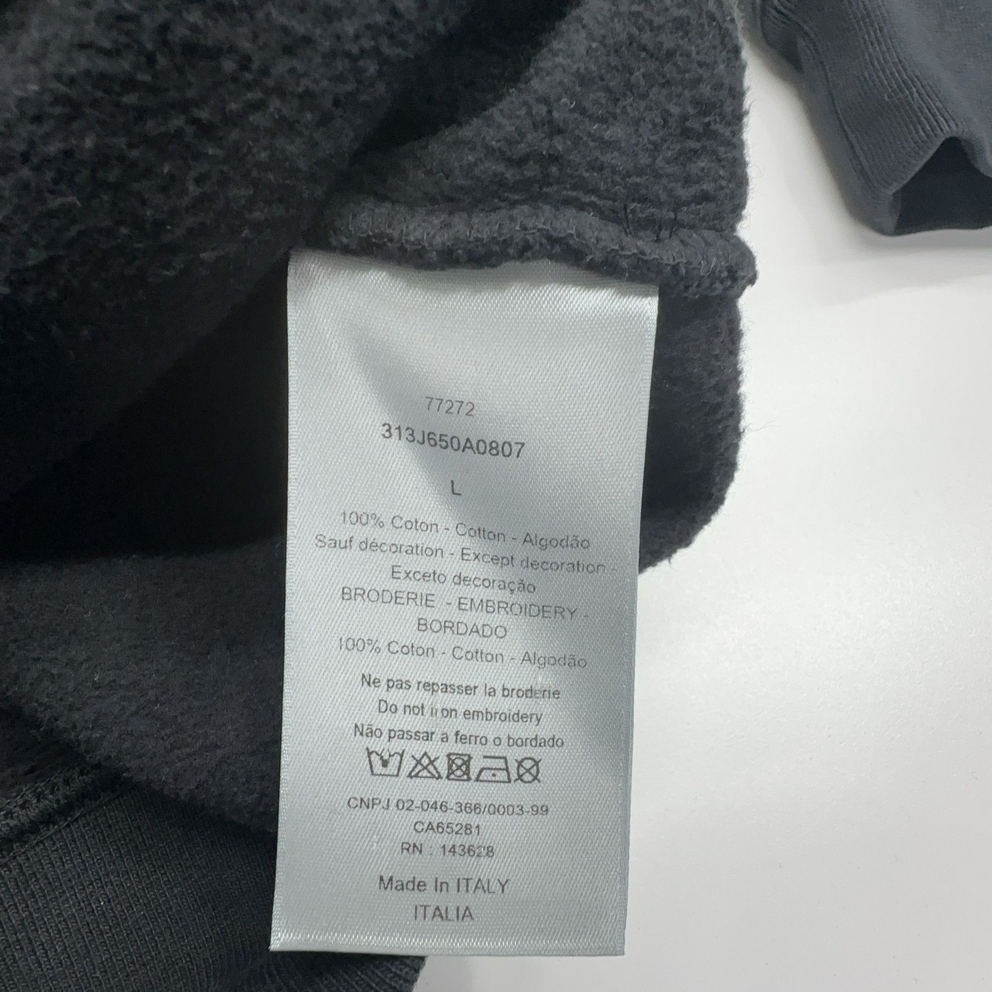 Dior Dior Logo Half-Zip Sweatshirt Size L Size US L / EU 52-54 / 3 - 5 Thumbnail