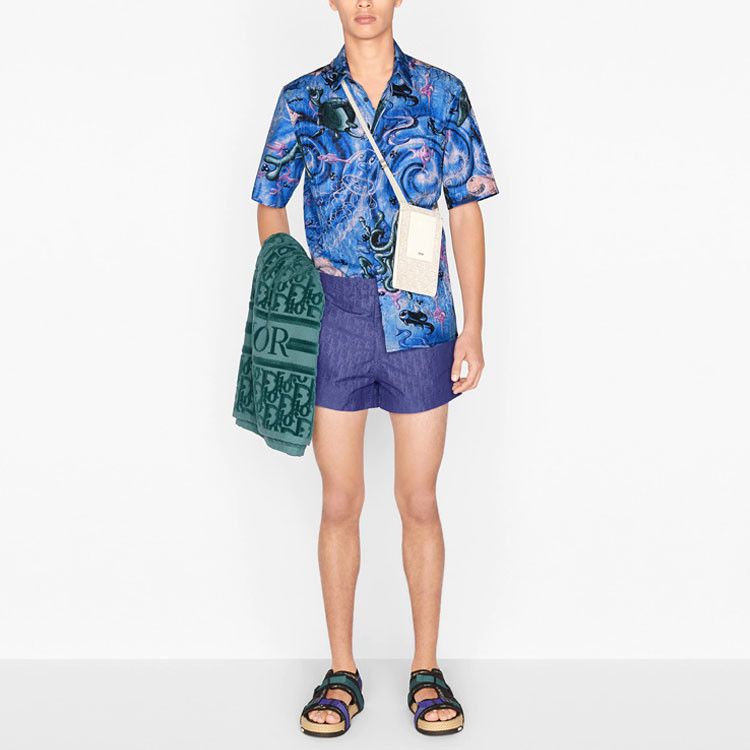 Dior Dior Underwater Print Button Up Shirt US M Size US XXS / EU 40 - 10 Thumbnail