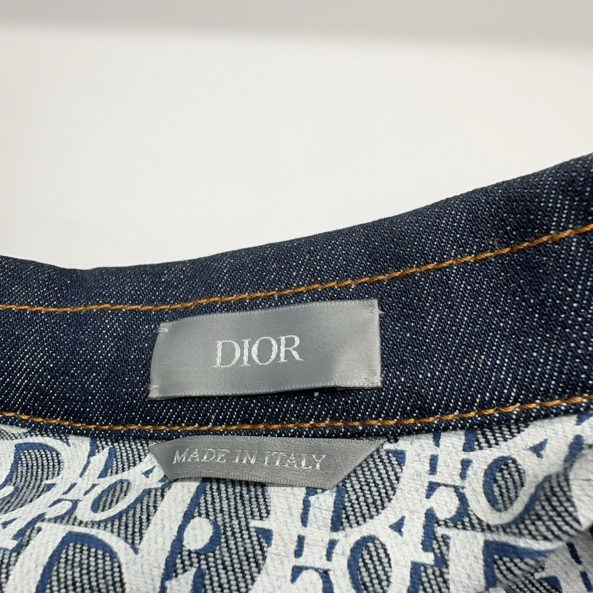 Dior Dior Oblique Lining Denim Jacket Size XS Size US XS / EU 42 / 0 - 4 Thumbnail