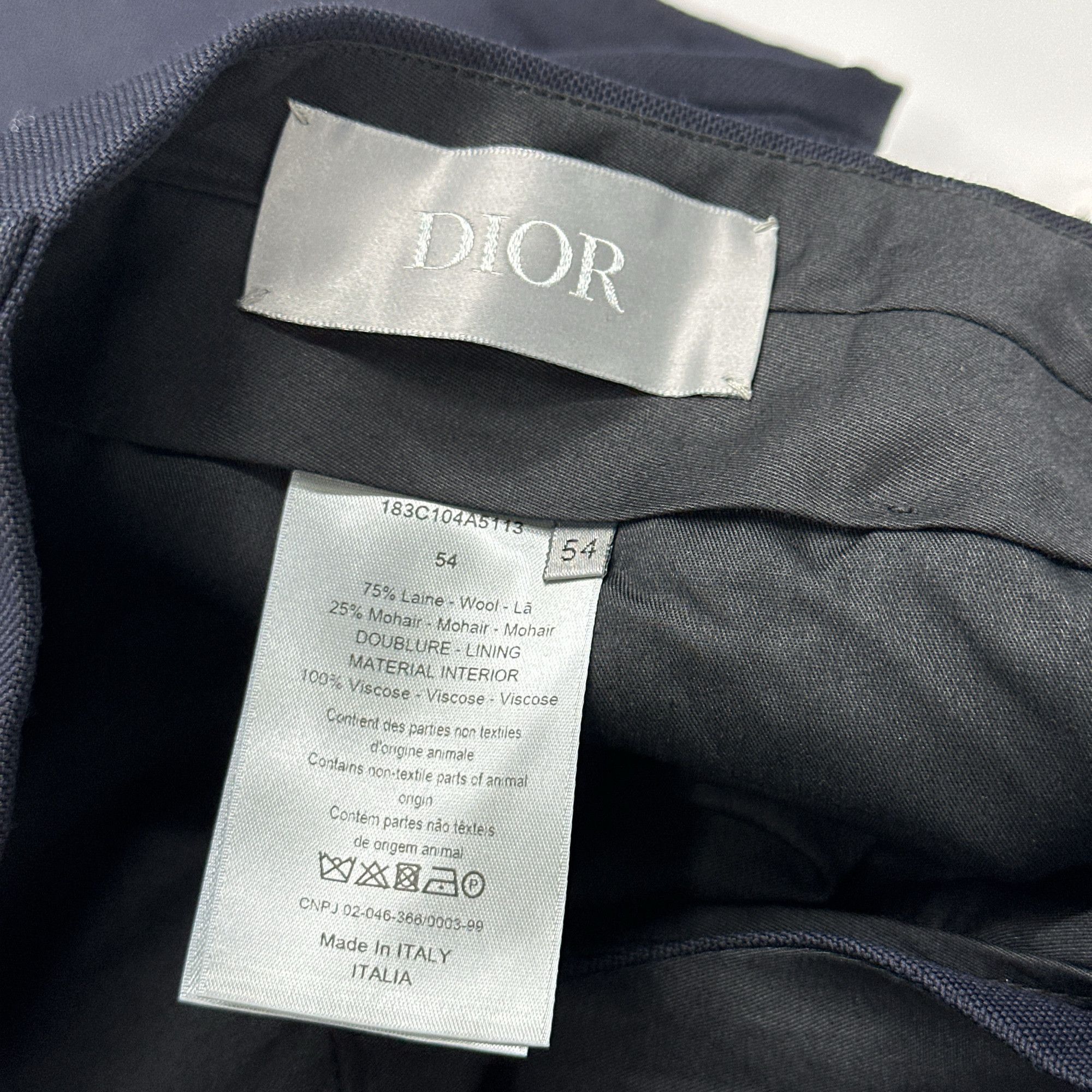 Dior Dior Wool Mohair Casual Pants Size 54 Size US 38 / EU 54 - 3 Thumbnail