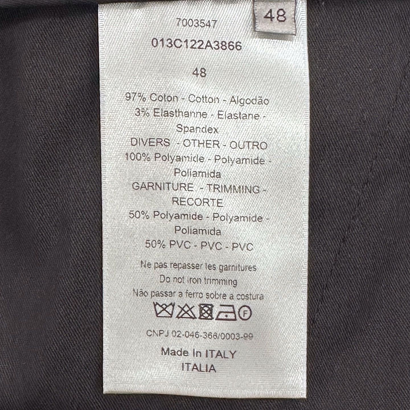 Dior Dior Gabardine Cargo Pants Size 32 Size US 32 / EU 48 - 4 Thumbnail