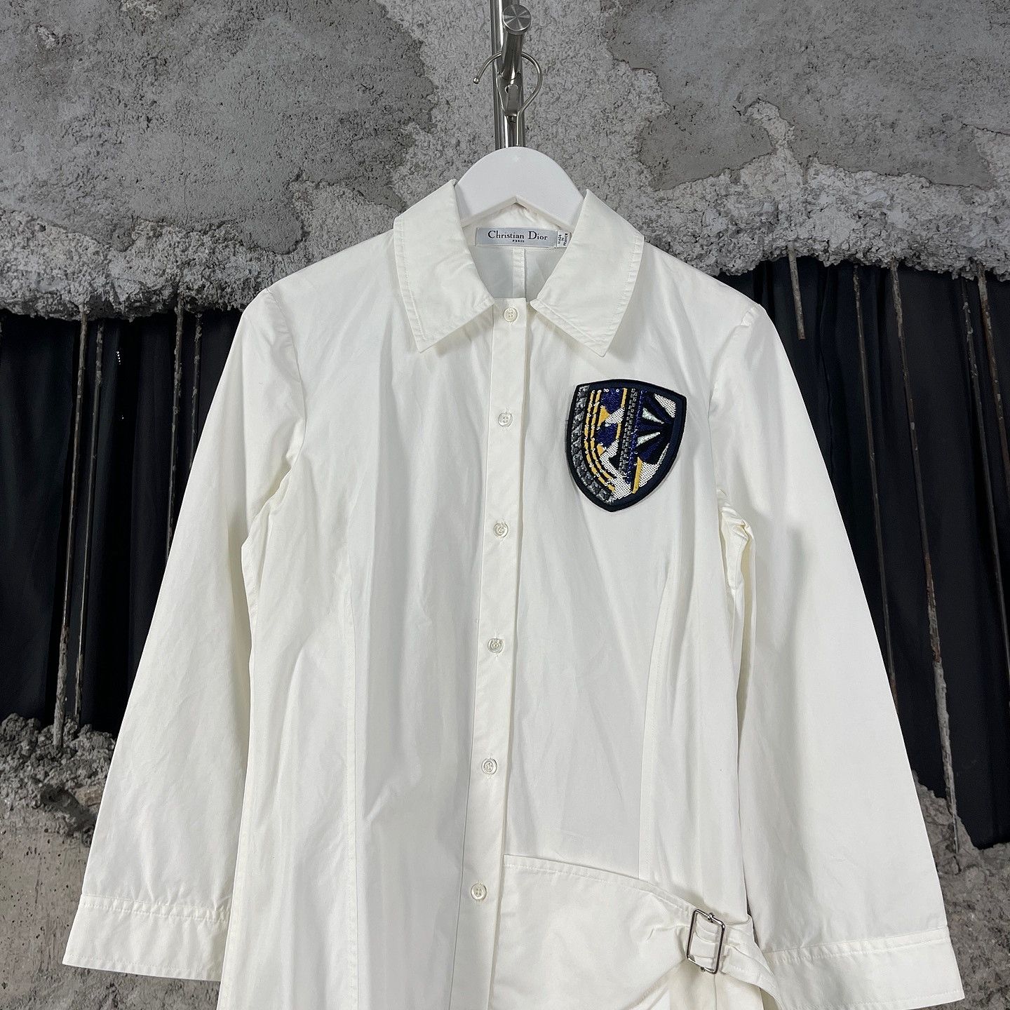 Dior Dior Crest Patch Shirt Dress Size 36 Size XS / US 0-2 / IT 36-38 - 5 Thumbnail