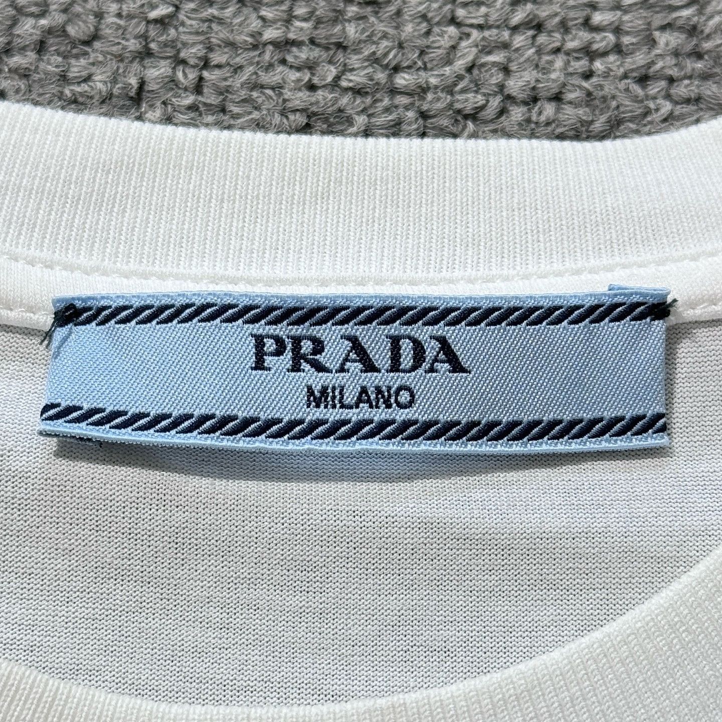 Prada Prada Logo Pocket Cotton T-Shirt Size M Size M / US 6-8 / IT 42-44 - 3 Thumbnail
