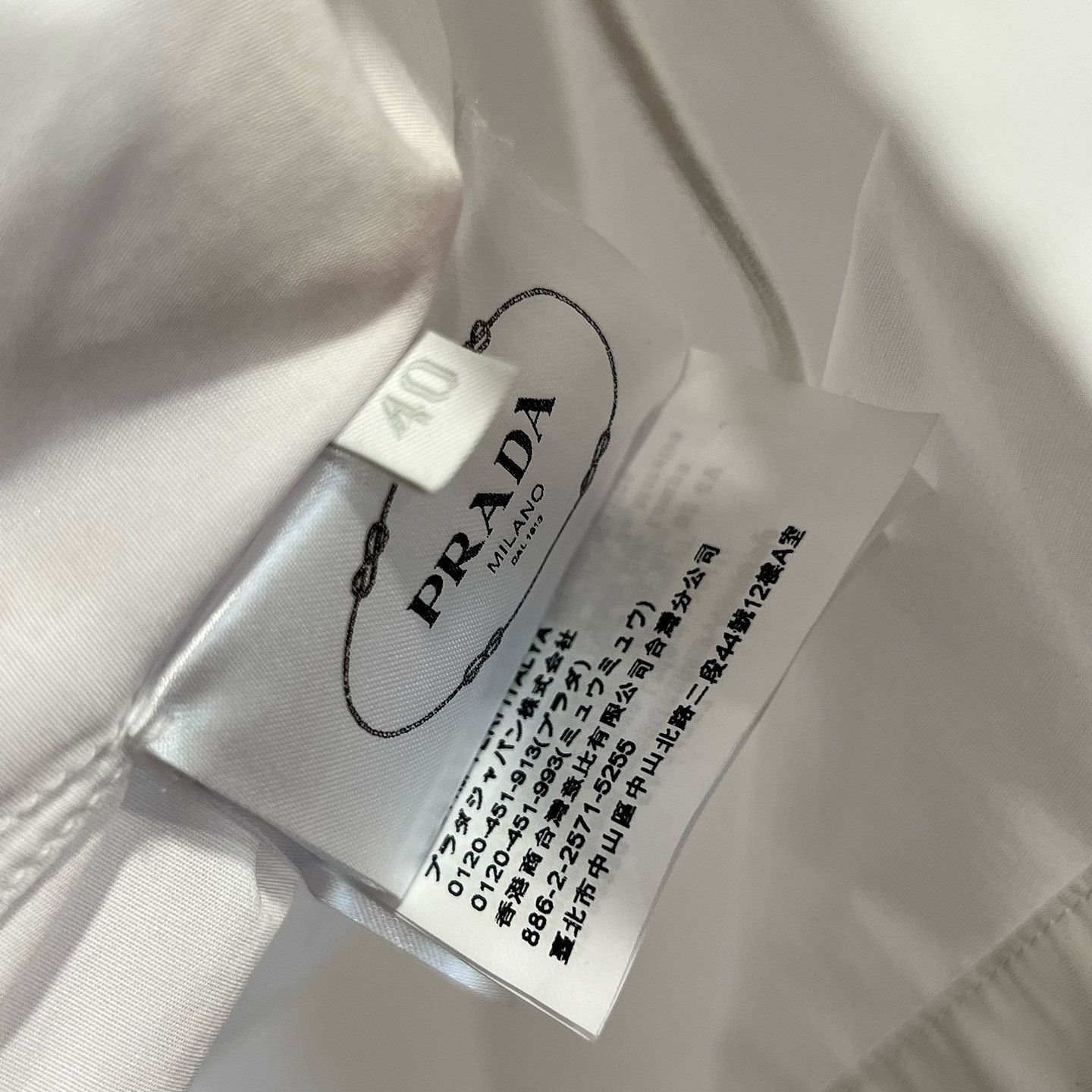 Prada Prada Lace-up Button Up Shirt Size 40 Size S / US 4 / IT 40 - 4 Thumbnail