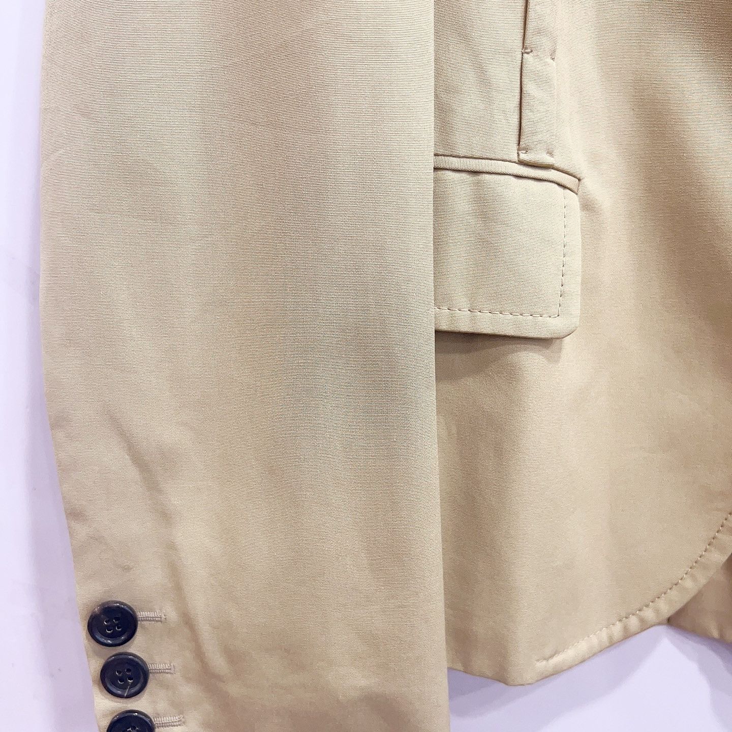 Prada Prada Beige Belted Blazer Size 42 Size M / US 6-8 / IT 42-44 - 7 Thumbnail