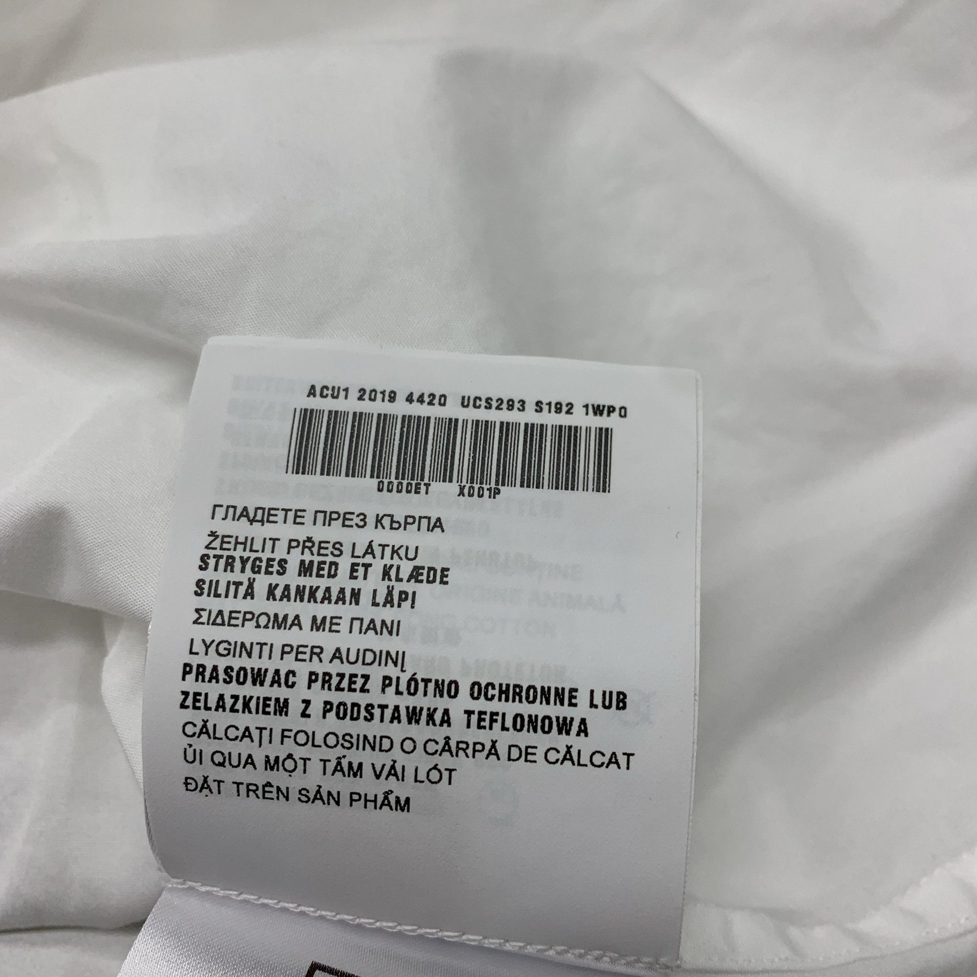 Prada Prada Logo Print Chest Pocket Shirt White US M Size US XXS / EU 40 - 3 Thumbnail