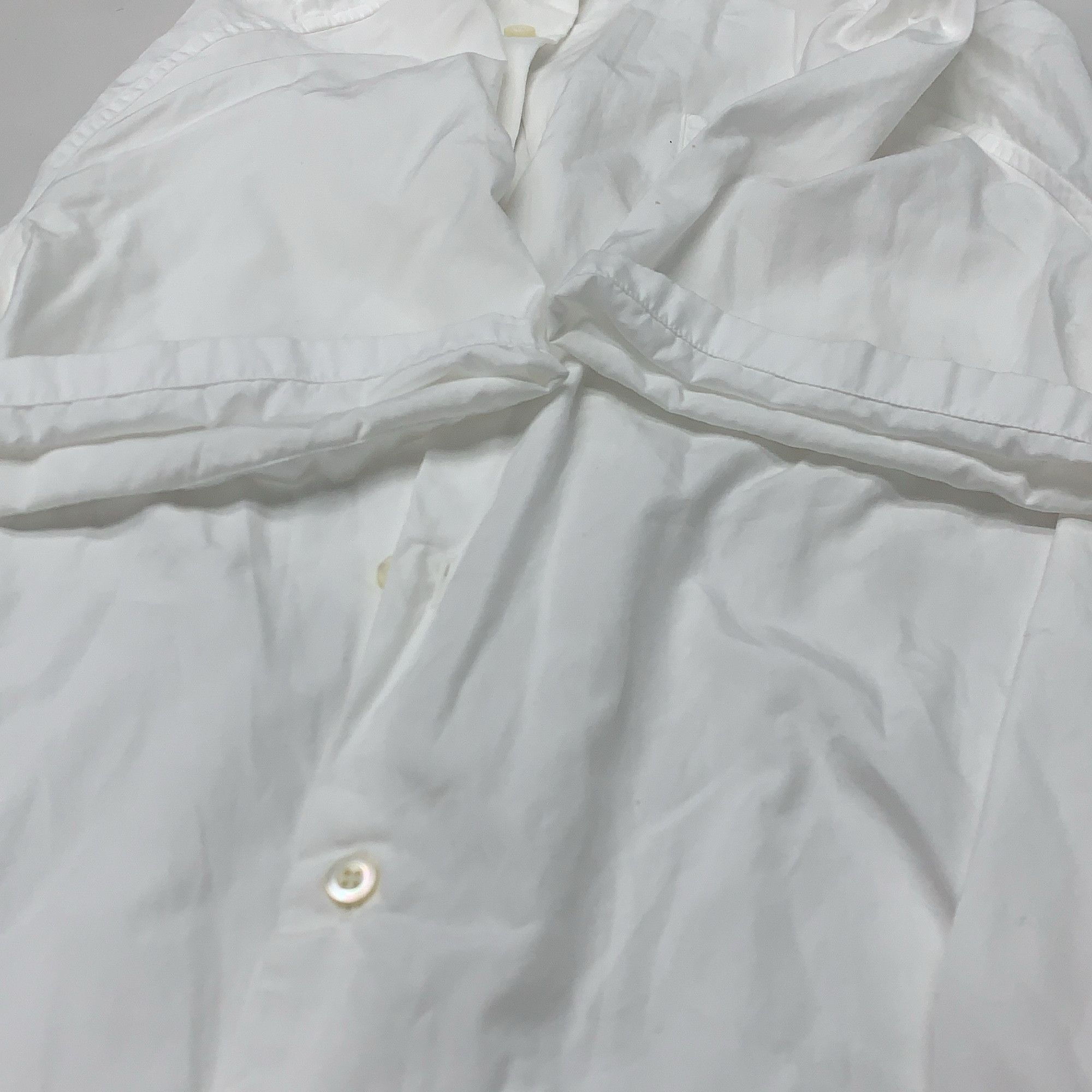 Prada Prada Logo Print Chest Pocket Shirt White US M Size US XXS / EU 40 - 7 Thumbnail