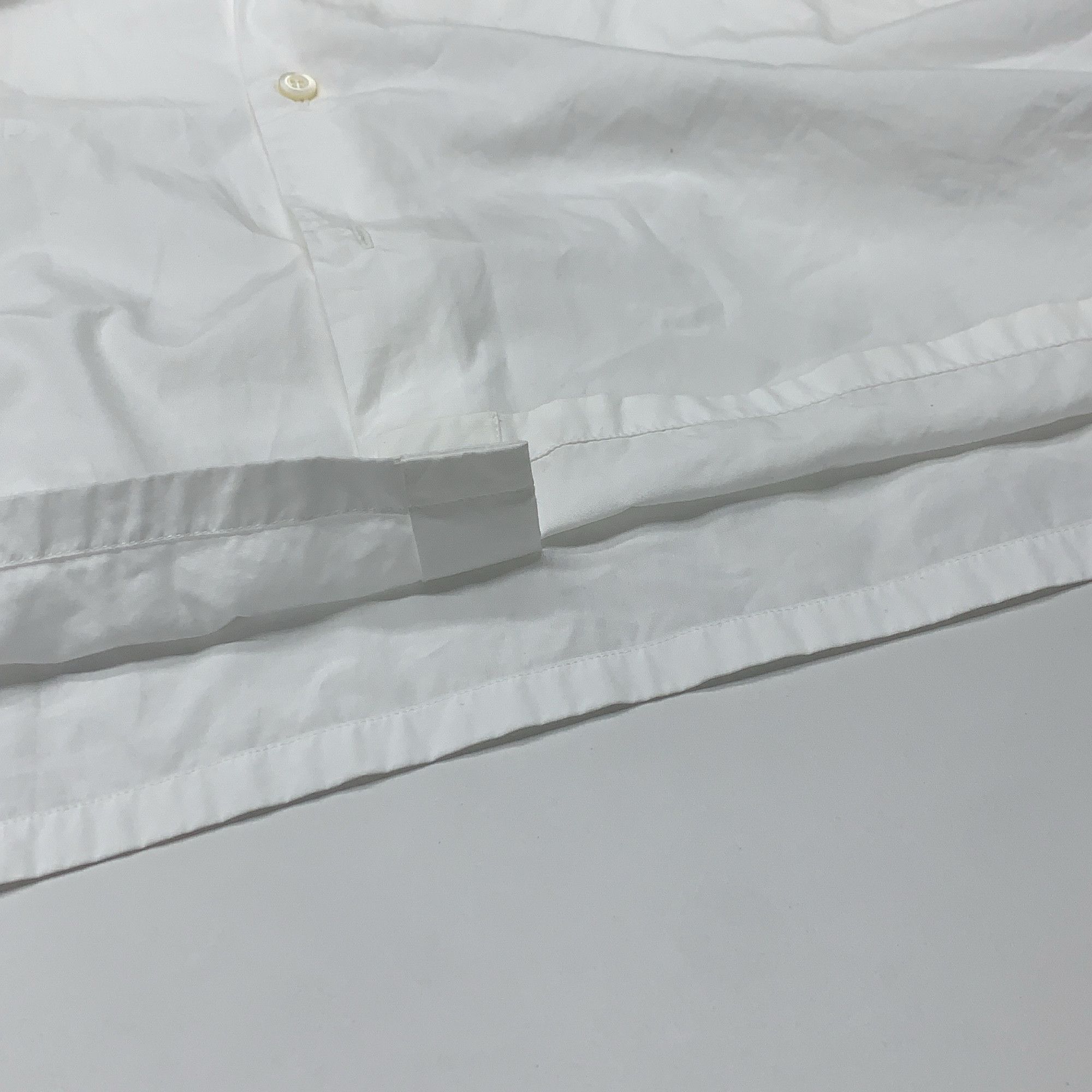 Prada Prada Logo Print Chest Pocket Shirt White US M Size US XXS / EU 40 - 6 Thumbnail