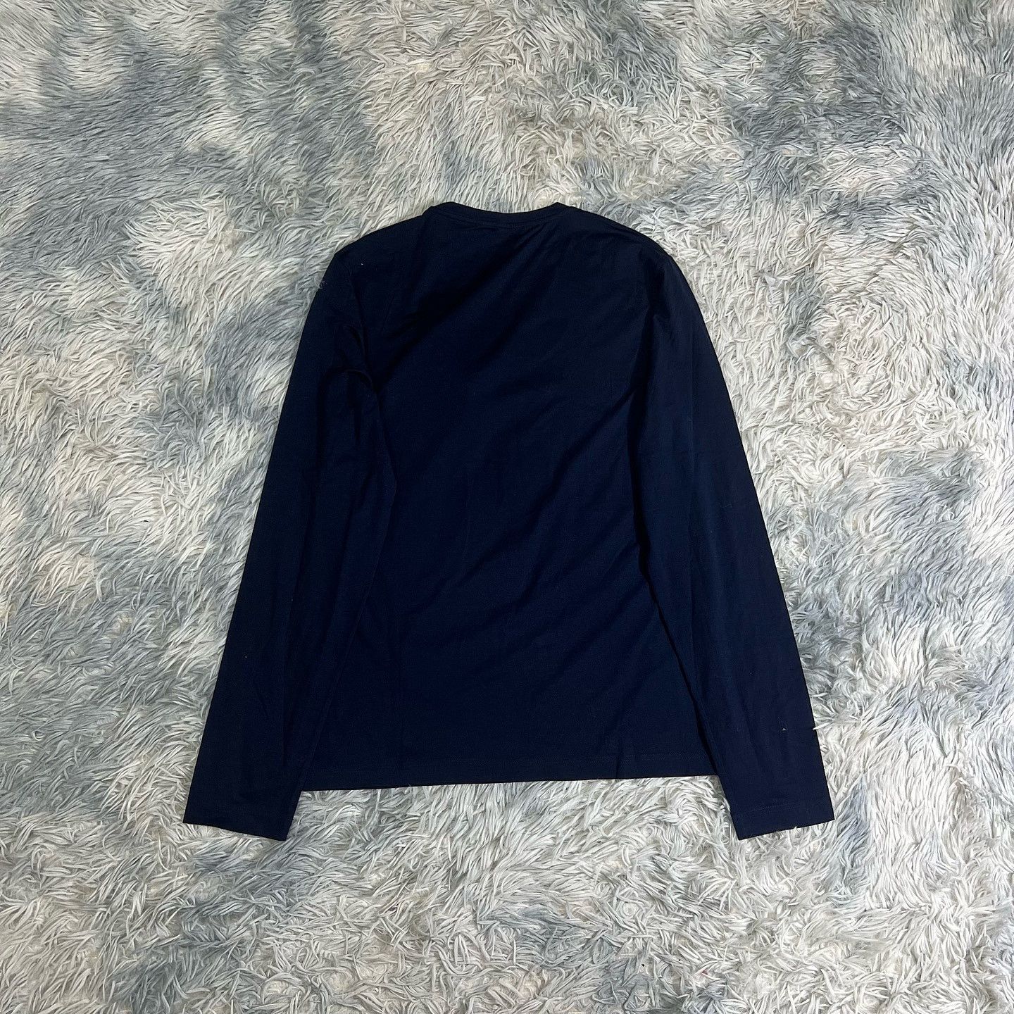 Prada Prada Navy Blue Long Sleeve T-Shirt Size S Size US S / EU 44-46 / 1 - 2 Thumbnail