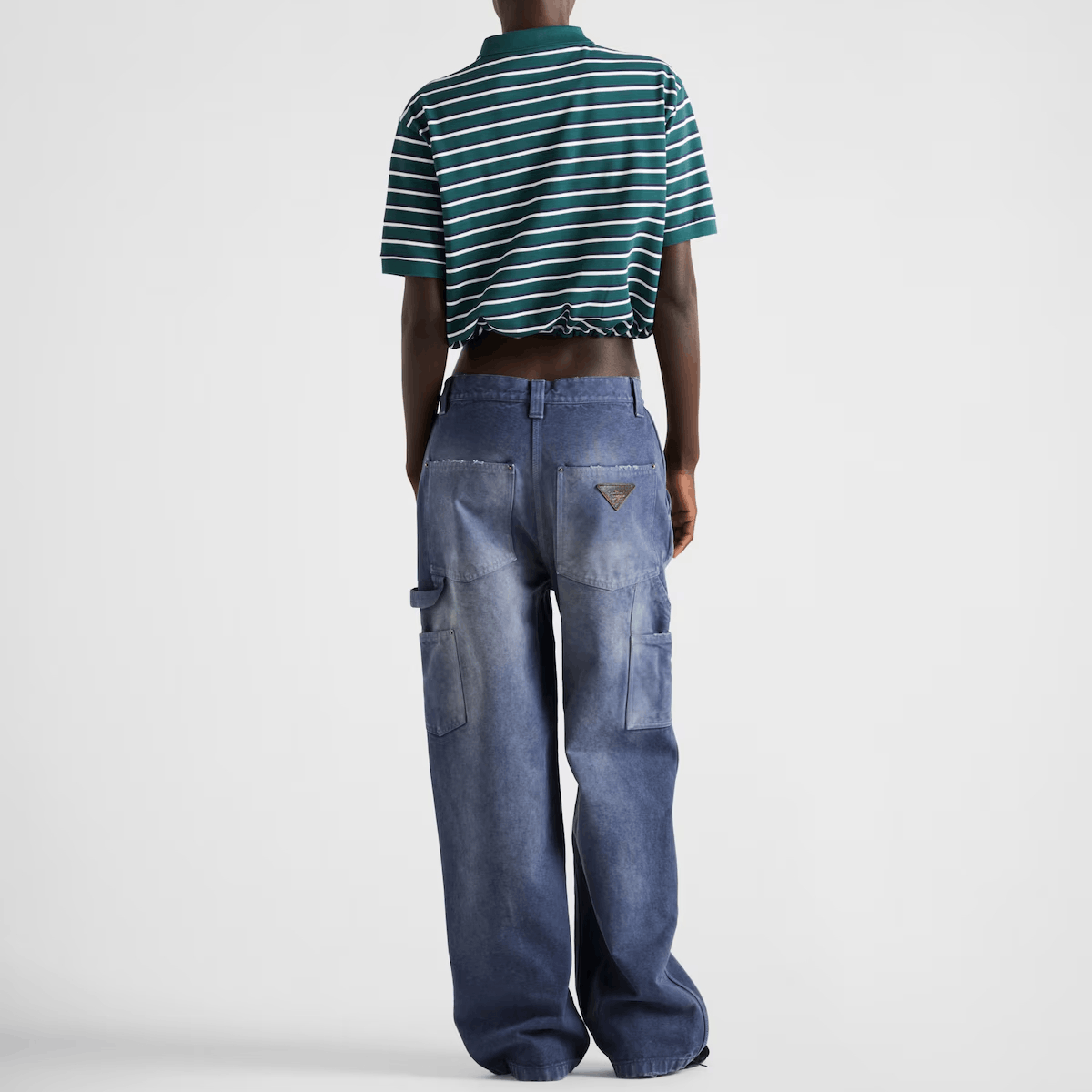 Prada Prada Canvas Logo Jeans Size 36 Size 25" / US 0 / IT 36 - 9 Thumbnail