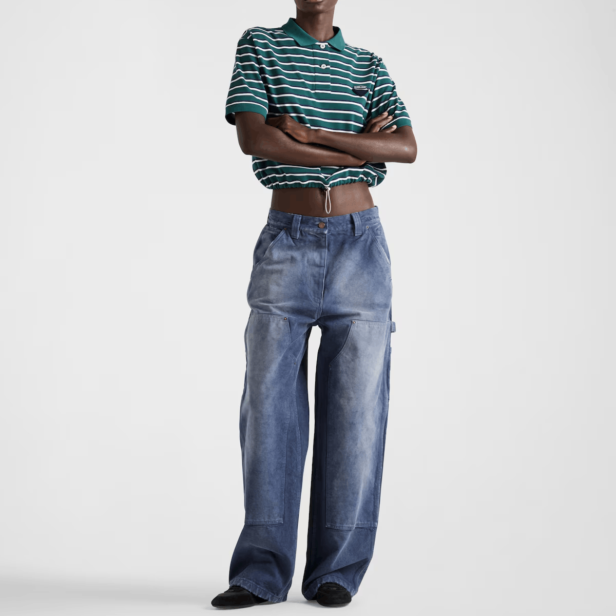 Prada Prada Canvas Logo Jeans Size 36 Size 25" / US 0 / IT 36 - 8 Thumbnail