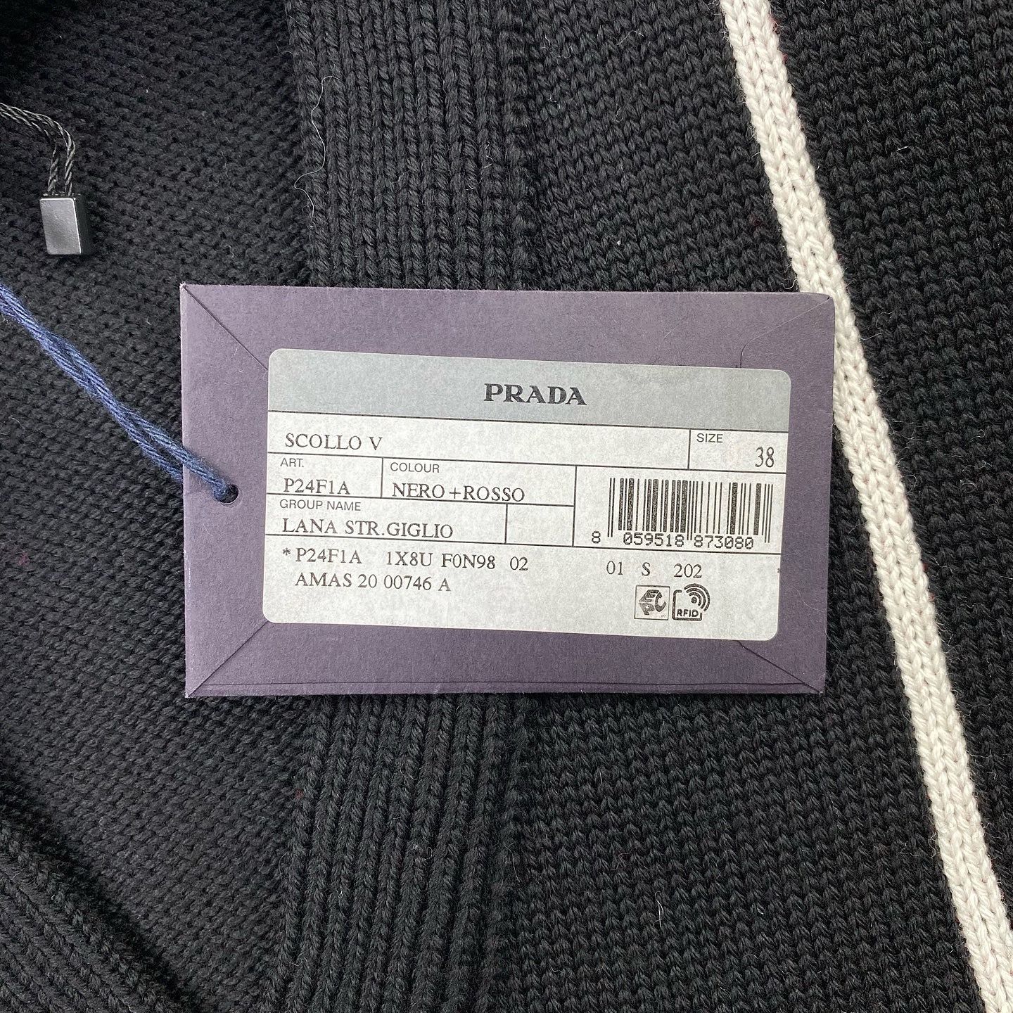 Prada Prada Lily Print V-Neck Sweater Size 38 Size XS / US 0-2 / IT 36-38 - 8 Thumbnail