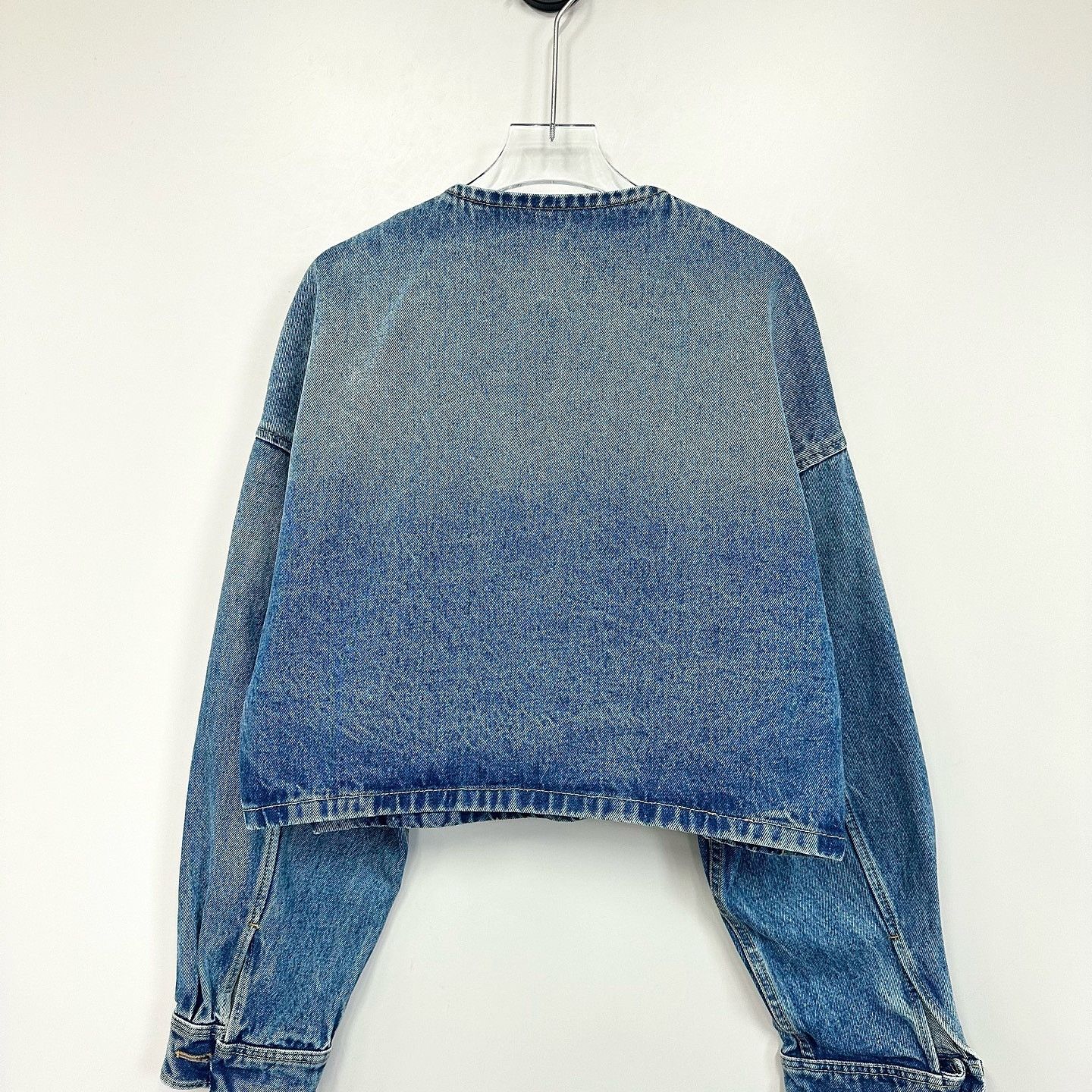 Prada Prada Triangle Logo Denim Jacket Size 38 Size XS / US 0-2 / IT 36-38 - 2 Thumbnail