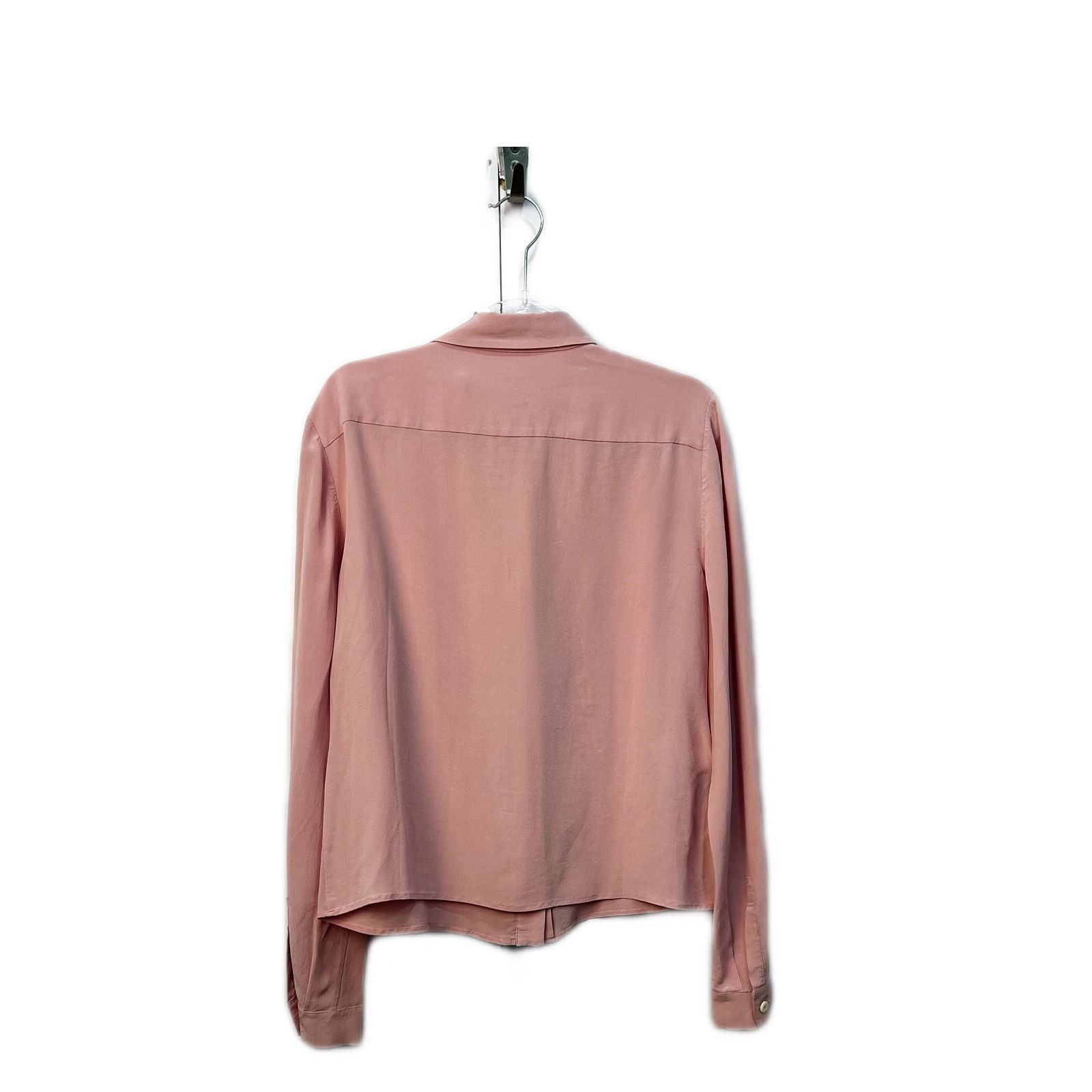 Prada Prada Pink Ruffle Button Up Shirt Size 42 Size M / US 6-8 / IT 42-44 - 2 Thumbnail