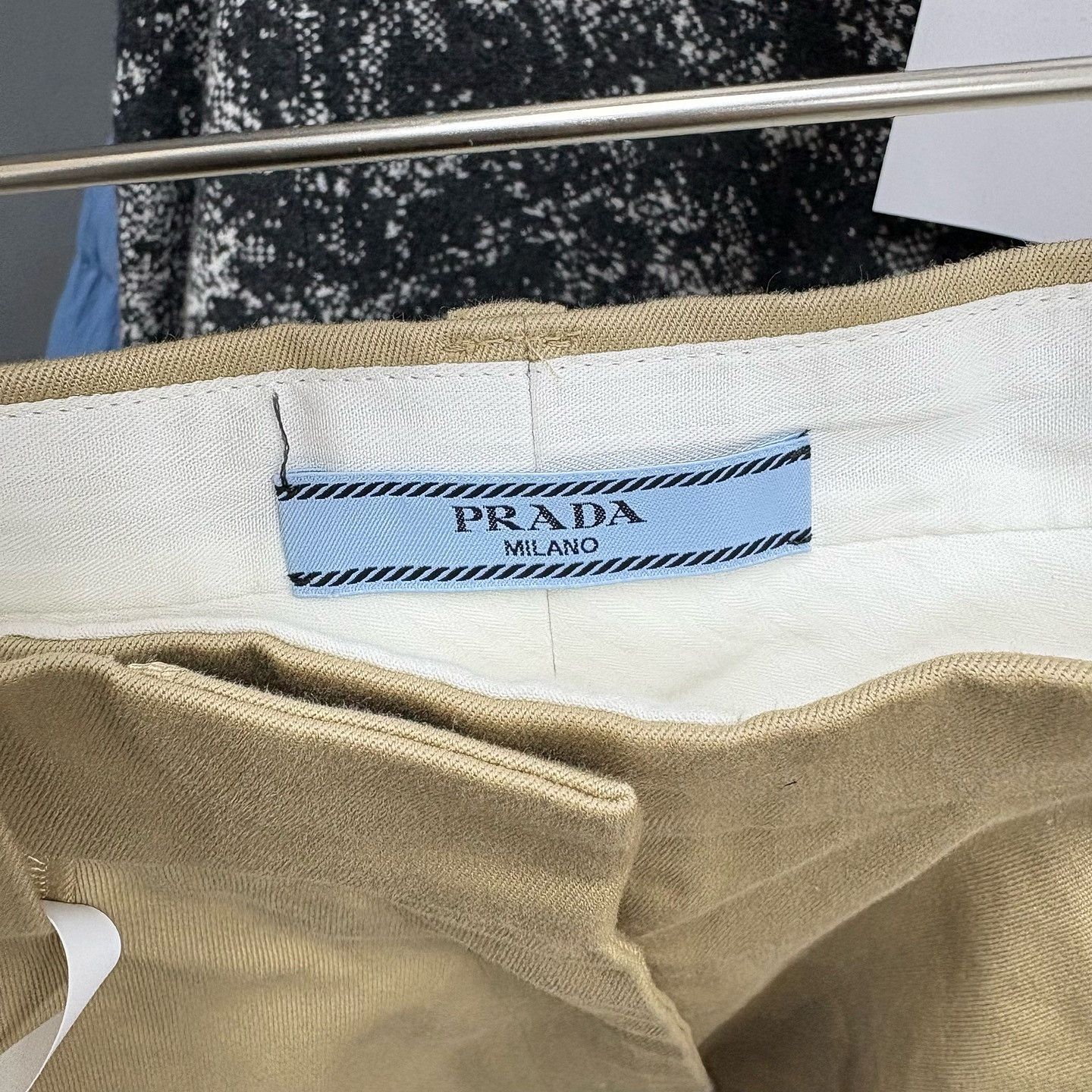 Prada Prada Khaki Twill Midi Skirt Size 38 Size 26" / US 2 / IT 38 - 3 Thumbnail