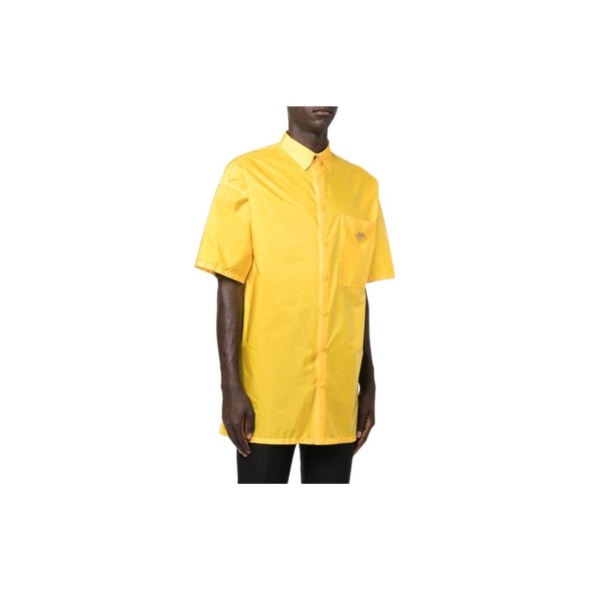 Prada Prada Re-Nylon Logo Short Sleeve Shirt Size L Size US L / EU 52-54 / 3 - 10 Thumbnail