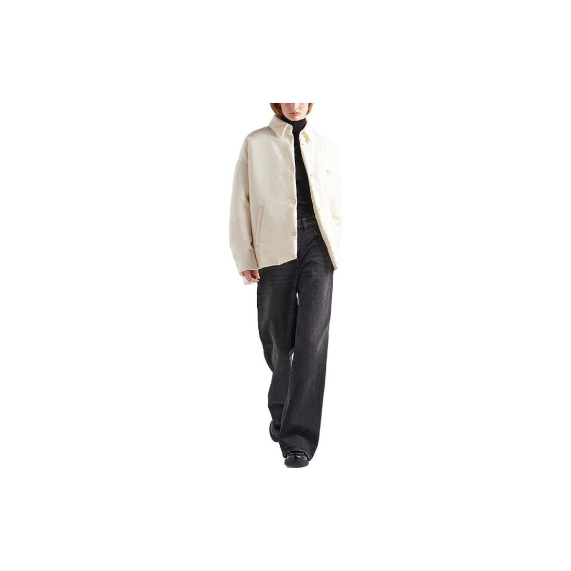 Prada Prada Re-Nylon Logo Snap Jacket Size 36 Size XS / US 0-2 / IT 36-38 - 9 Thumbnail