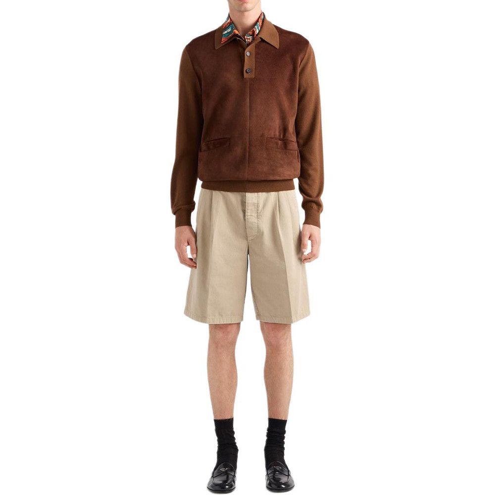 Prada Prada Cotton Pleated Shorts Size 32 Size US 32 / EU 48 - 8 Thumbnail