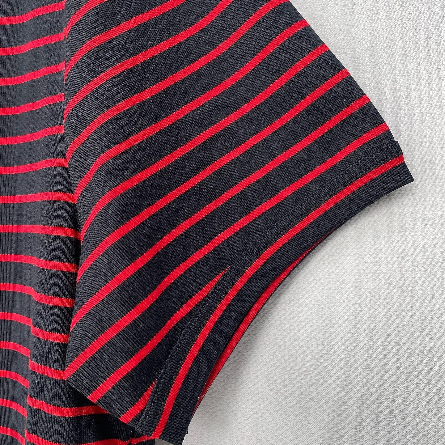 Prada Prada Striped Triangle Logo T-Shirt Size XL Size US XL / EU 56 / 4 - 11 Thumbnail