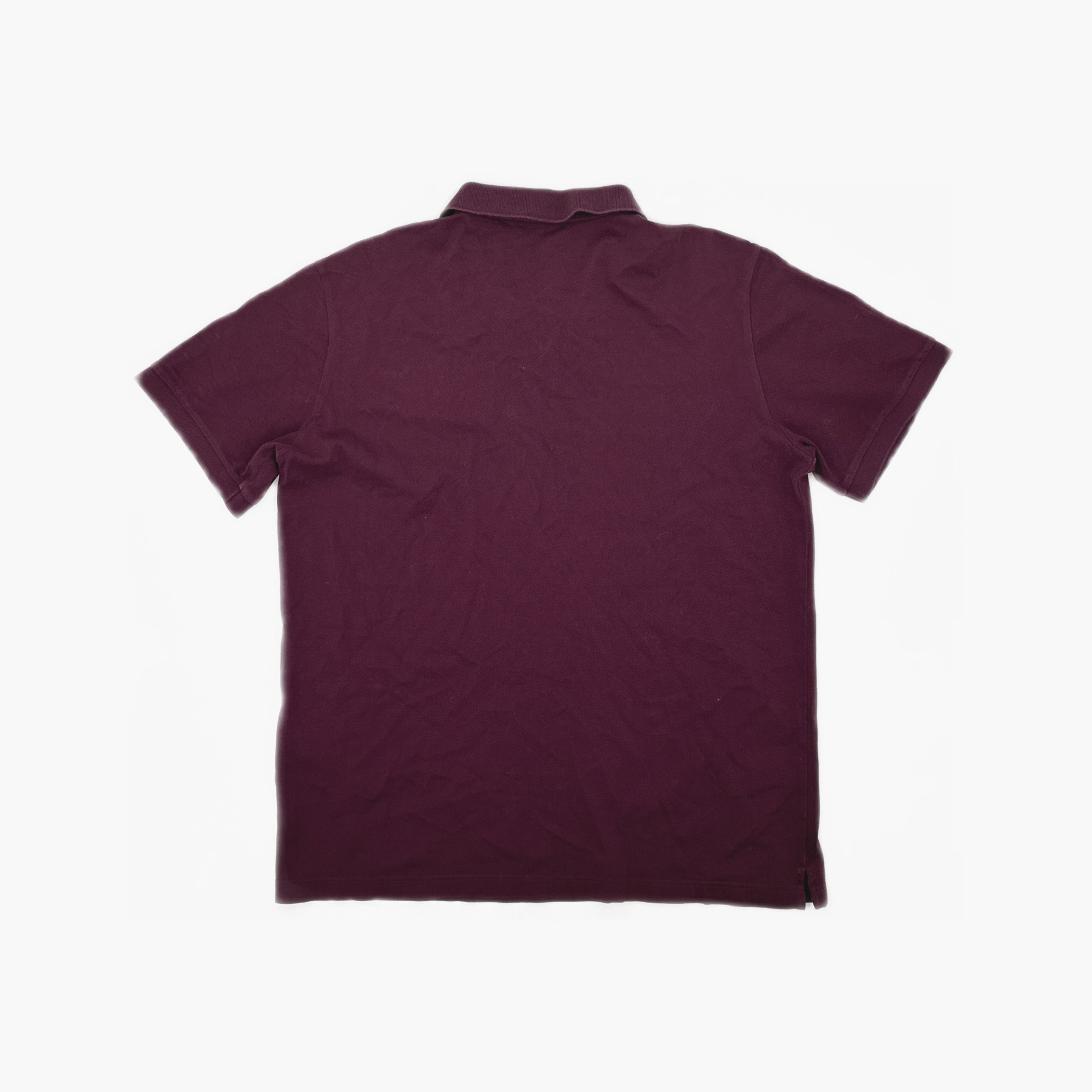 Prada Prada Logo Polo Shirt Dark Red Size M Size US M / EU 48-50 / 2 - 2 Thumbnail
